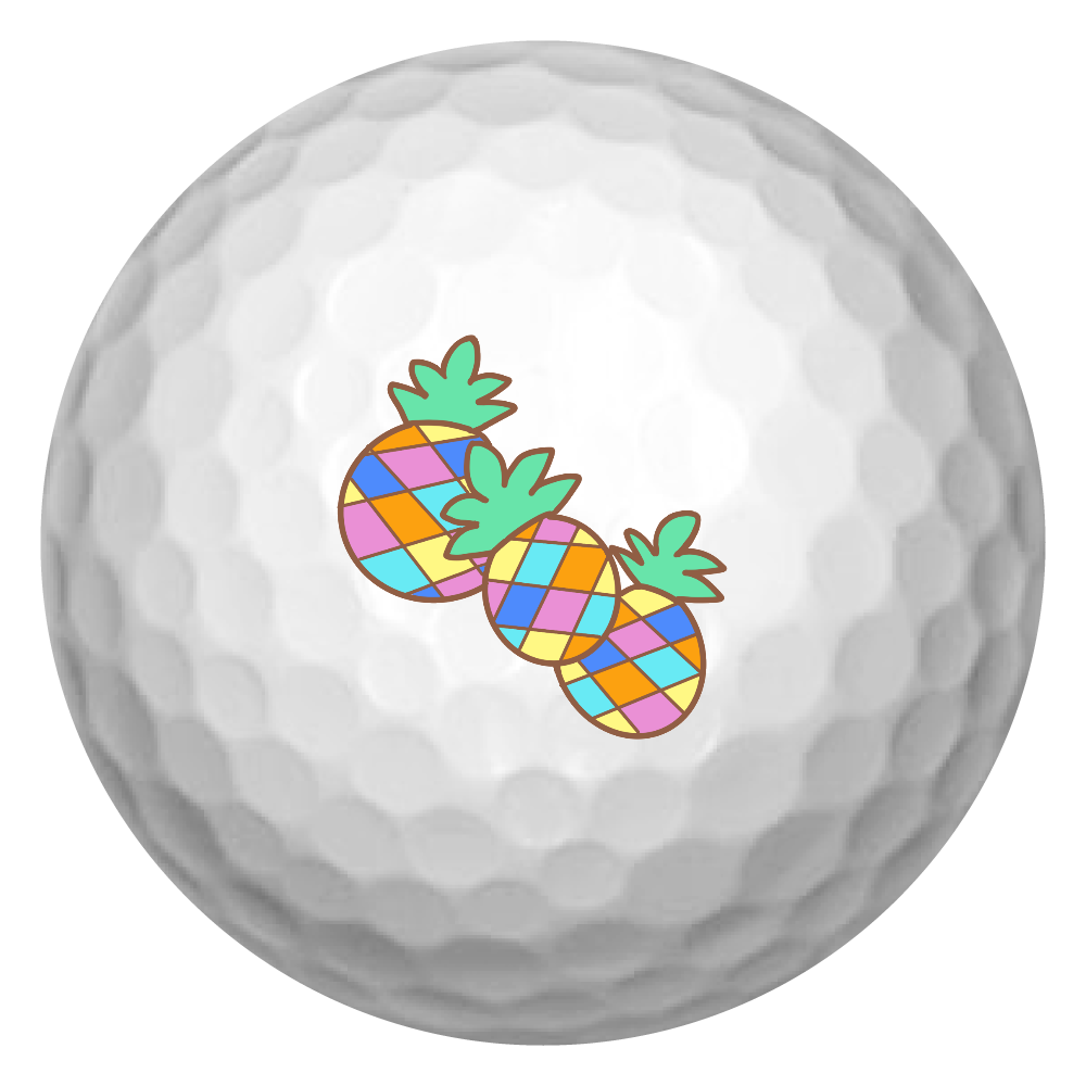 パイナップル柄ゴルフボールの商品購入ページ オリジナルプリントグッズ販売のオリラボマーケット パイナップル柄ゴルフボールの商品購入ページ オリジナルプリントグッズ販売のオリラボマーケット