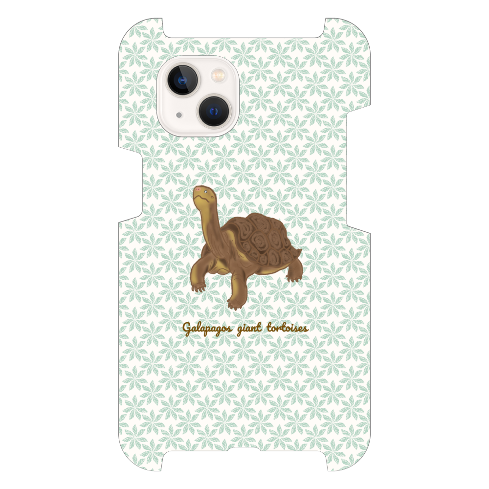 Iphone13 白 黒 コヨーテの柄 オリジナルスマホケース グッズ作成 プリントのスマホケースラボ