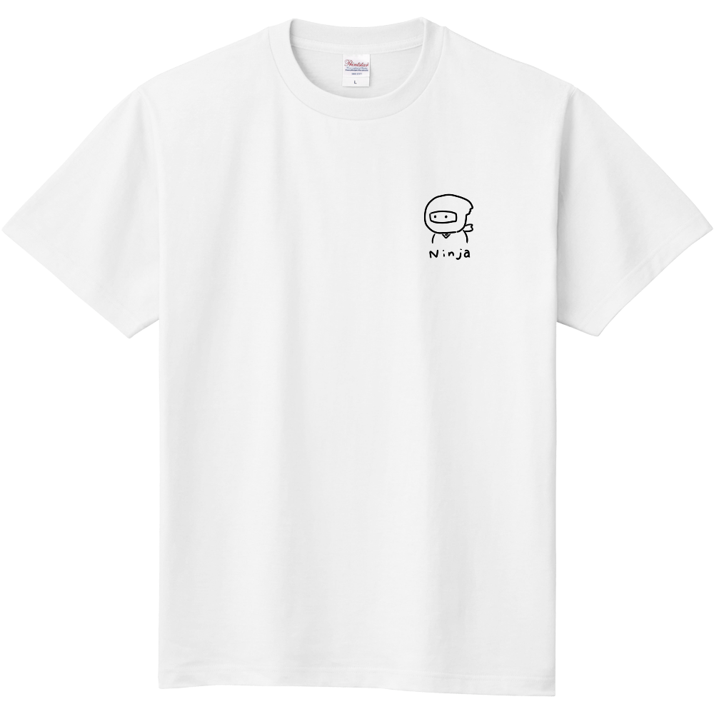  にんじゃTシャツ ワンポイント