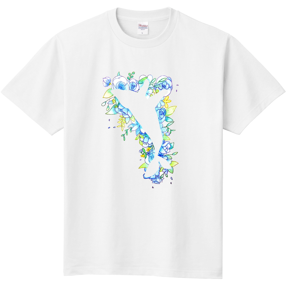 花柄Tシャツ