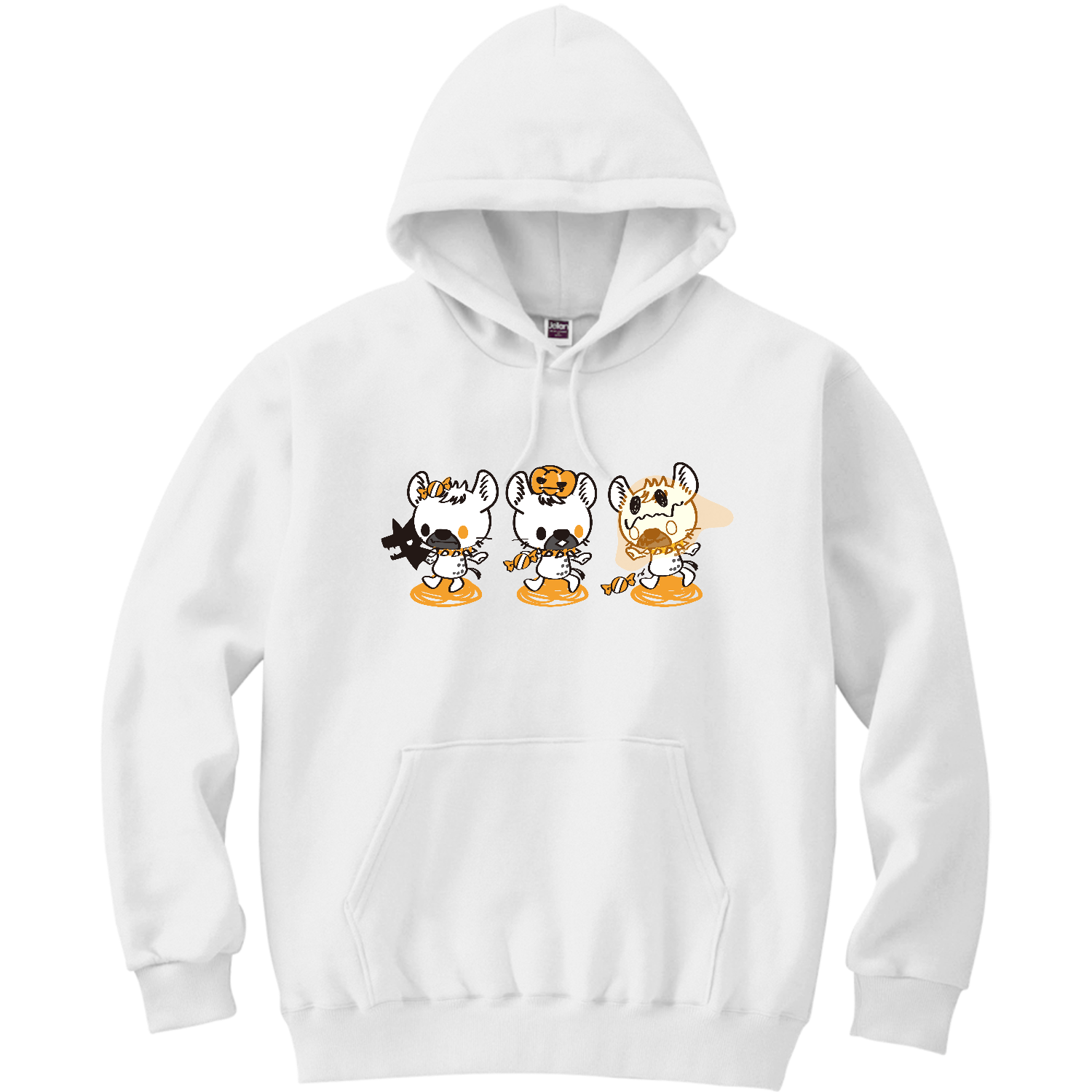 ハイエナちゃんズ軽量プルパーカー (長袖プリント)の商品購入ページ