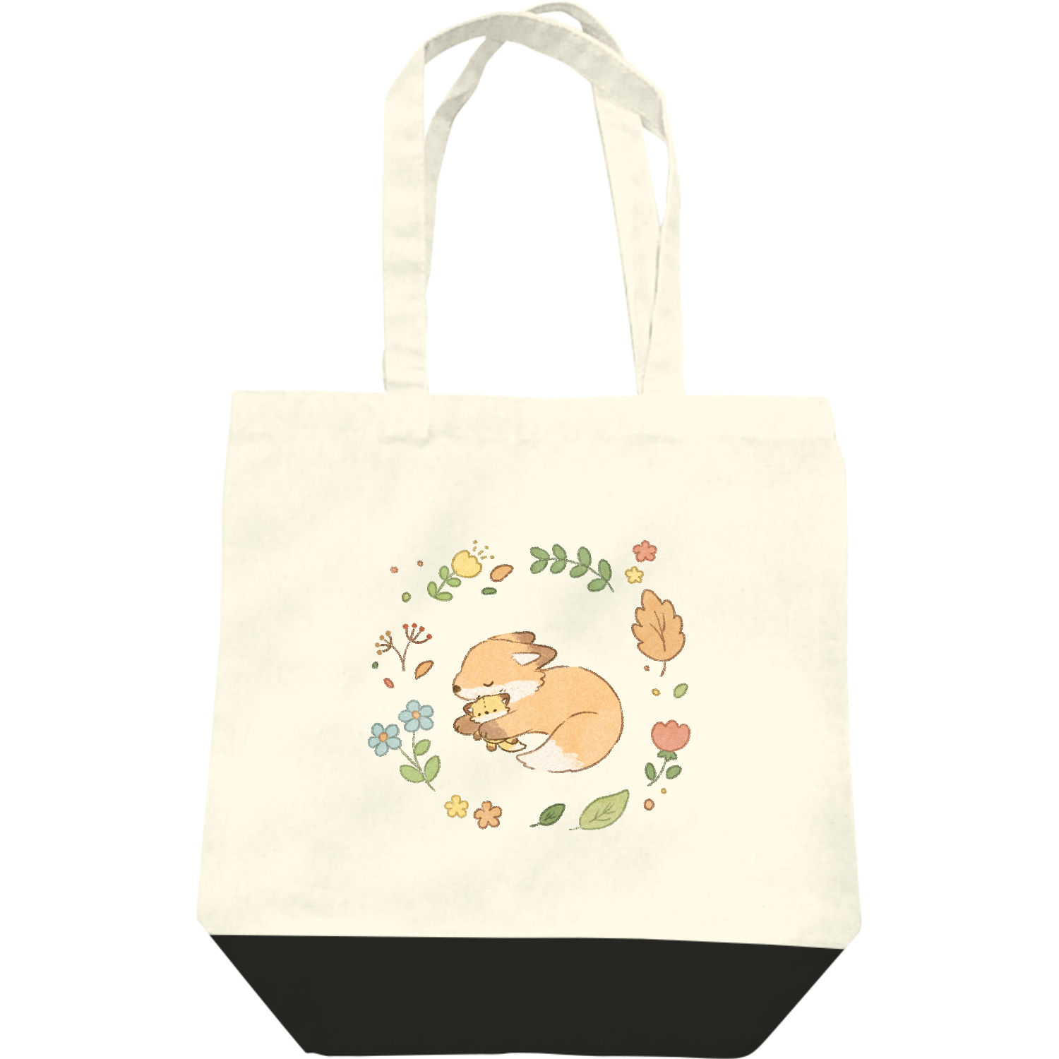  ボタニカルなもふもふきつね