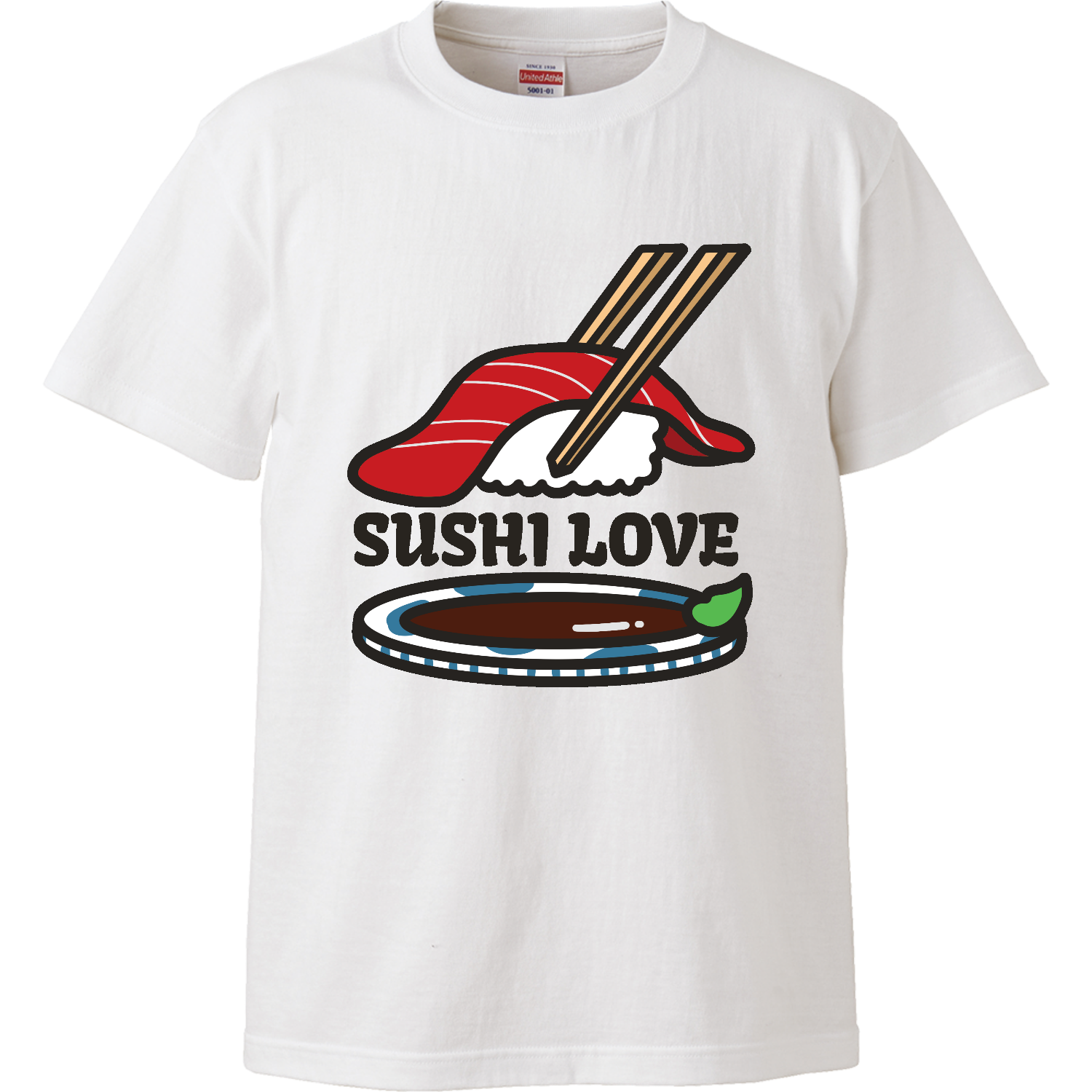 おすし大好き♡寿司LOVE （マグロ赤身）Tシャツ！