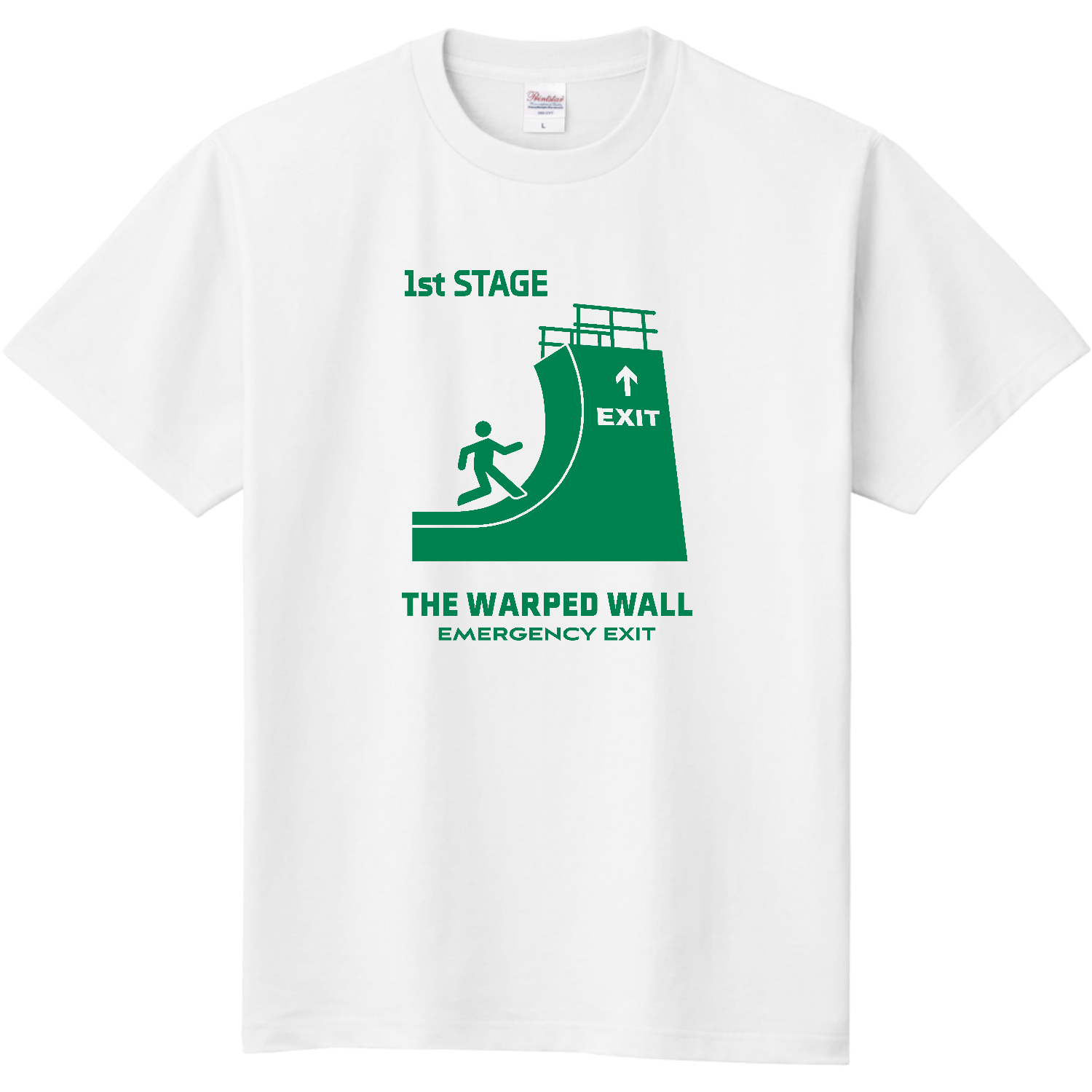  THE WARPED WALL【非常口パロディ】