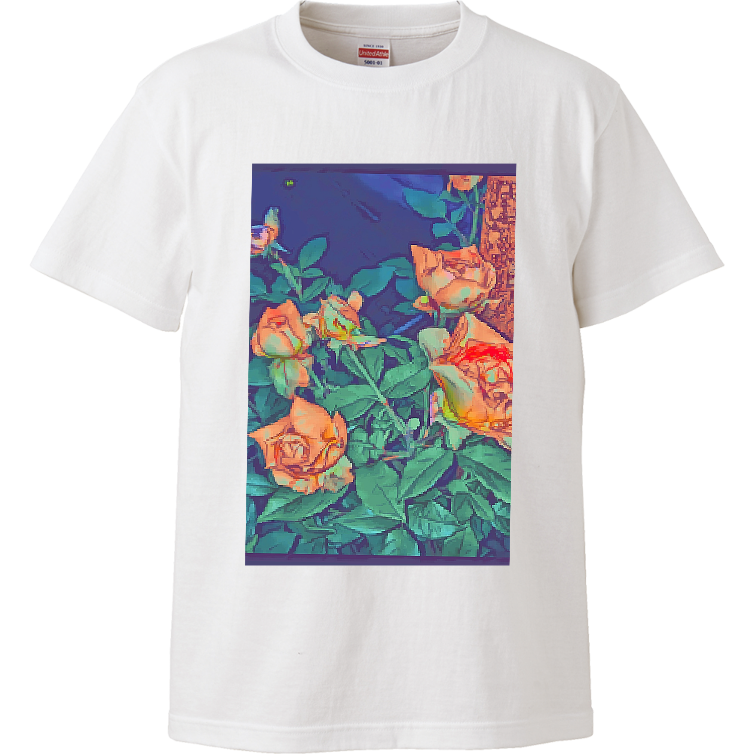 薔薇 Tシャツ｜ねこむら - オリラボマーケット