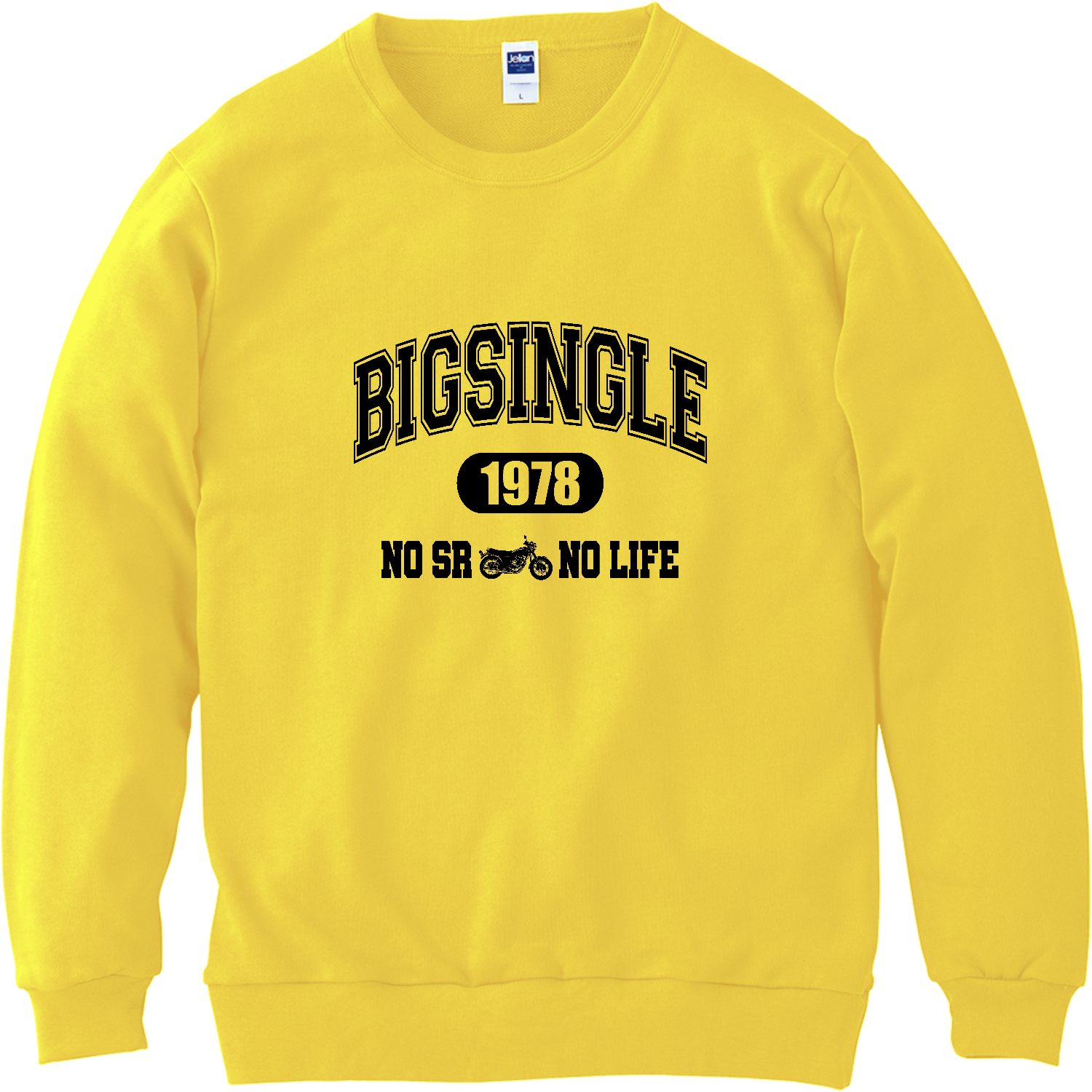 BIG SINGLE ビッグシングル NO SR NO LIFE SR400 スウェット・ジャージ 