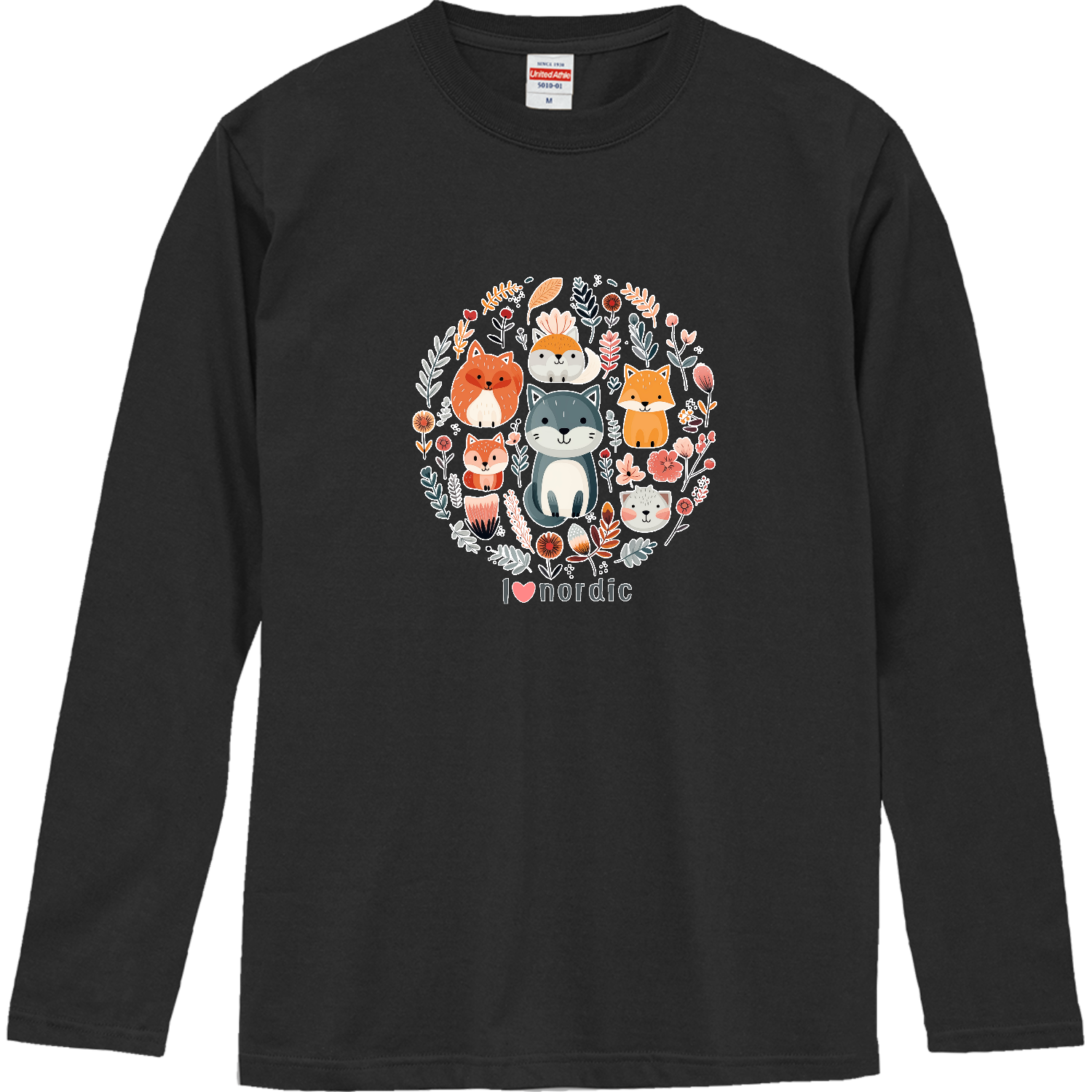 I Love nordic 長袖Tシャツ｜花mizuki - オリラボマーケット