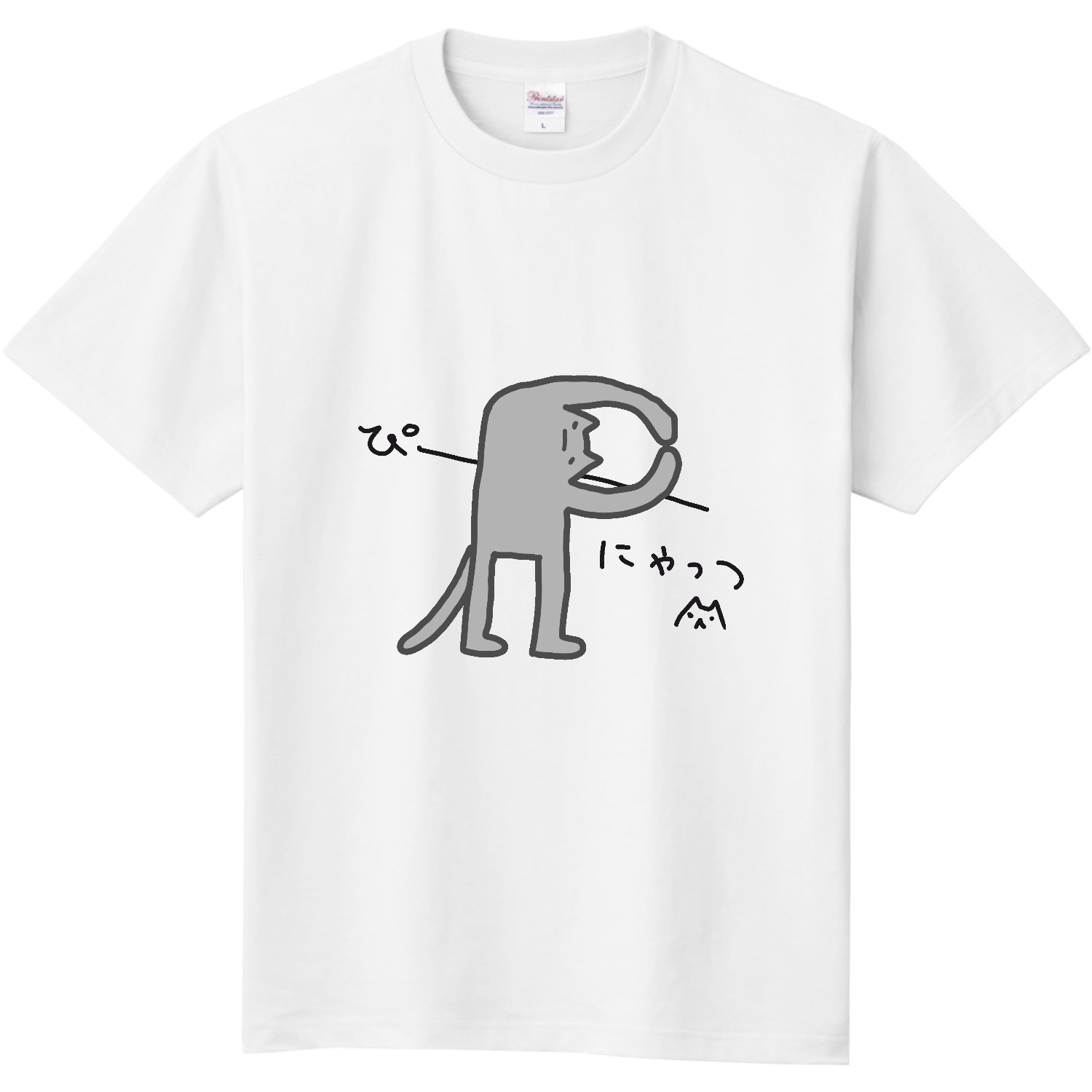 ぴーにゃっつ定番Tシャツの商品購入ページ｜クリエイターのオリジナル