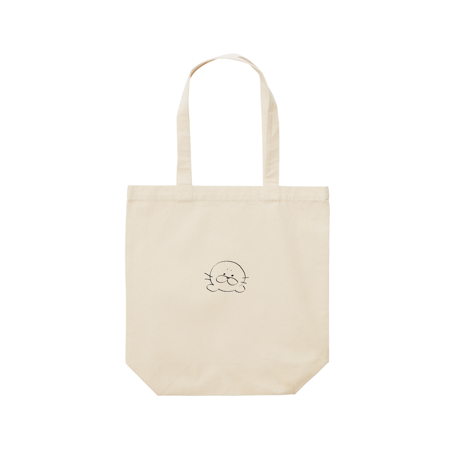 野ざらしアザラシ トートバッグレギュラーキャンバストートバッグ(M  