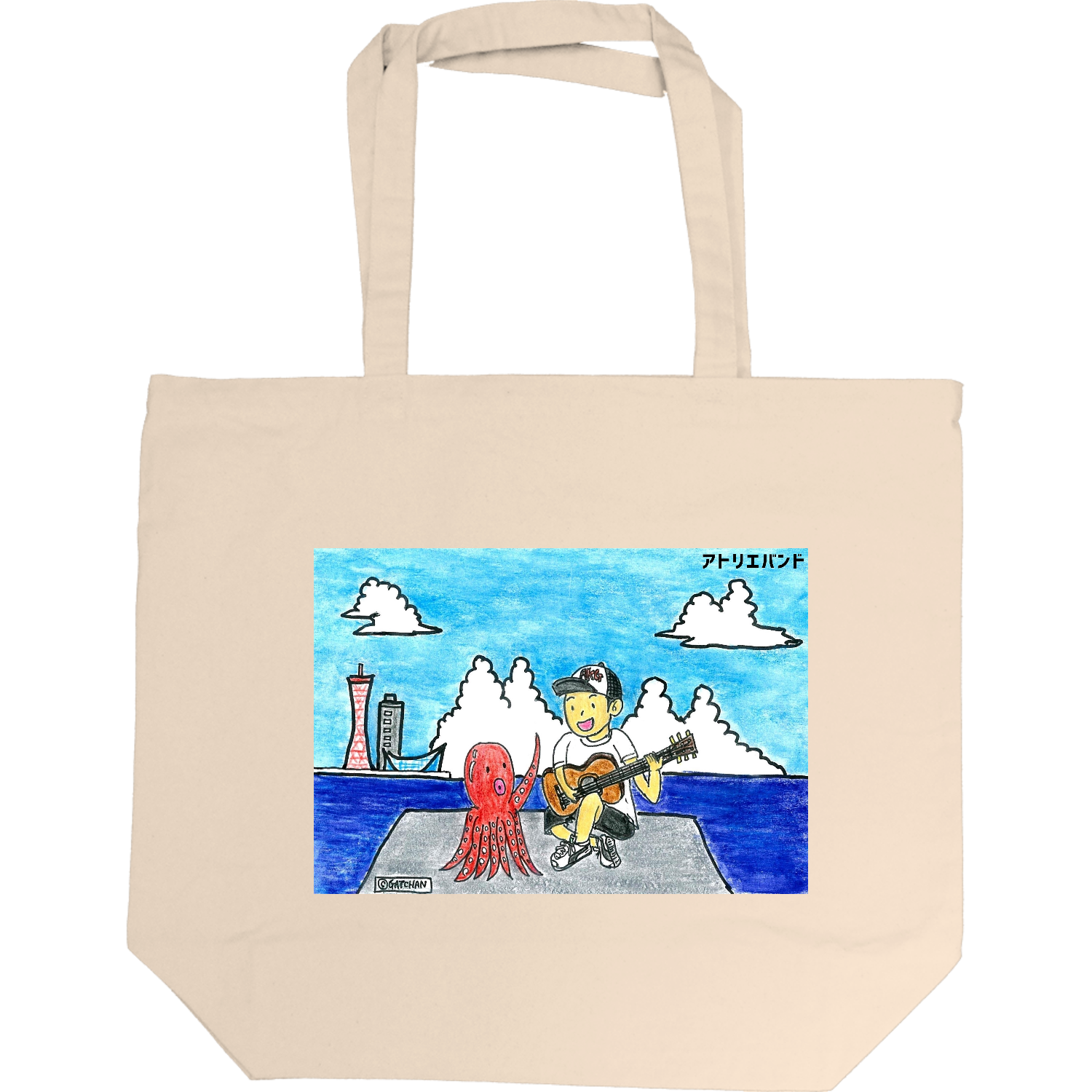 神戸土産なトートバッグ(L)キャンバストート Lの商品購入ページ