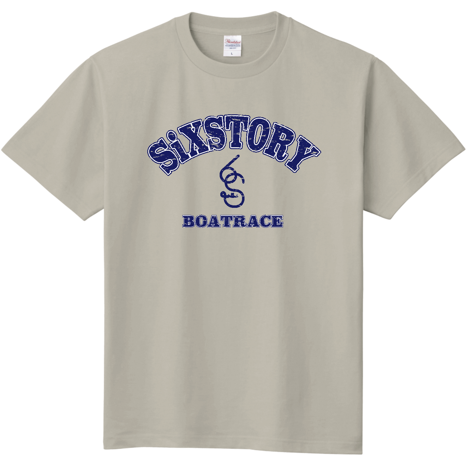 カレッジ風SiXSTORYショップTシャツ【ボートレース・競艇】アパレル グッズ