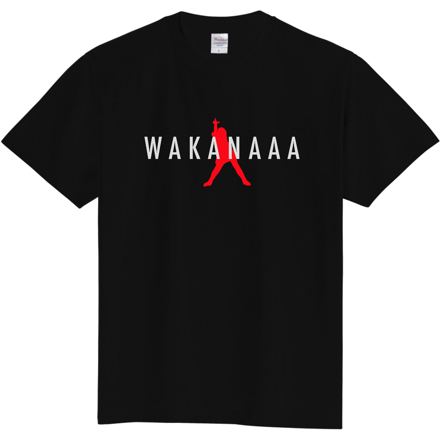 WAKANAAA シルエット T-shirt (Black)