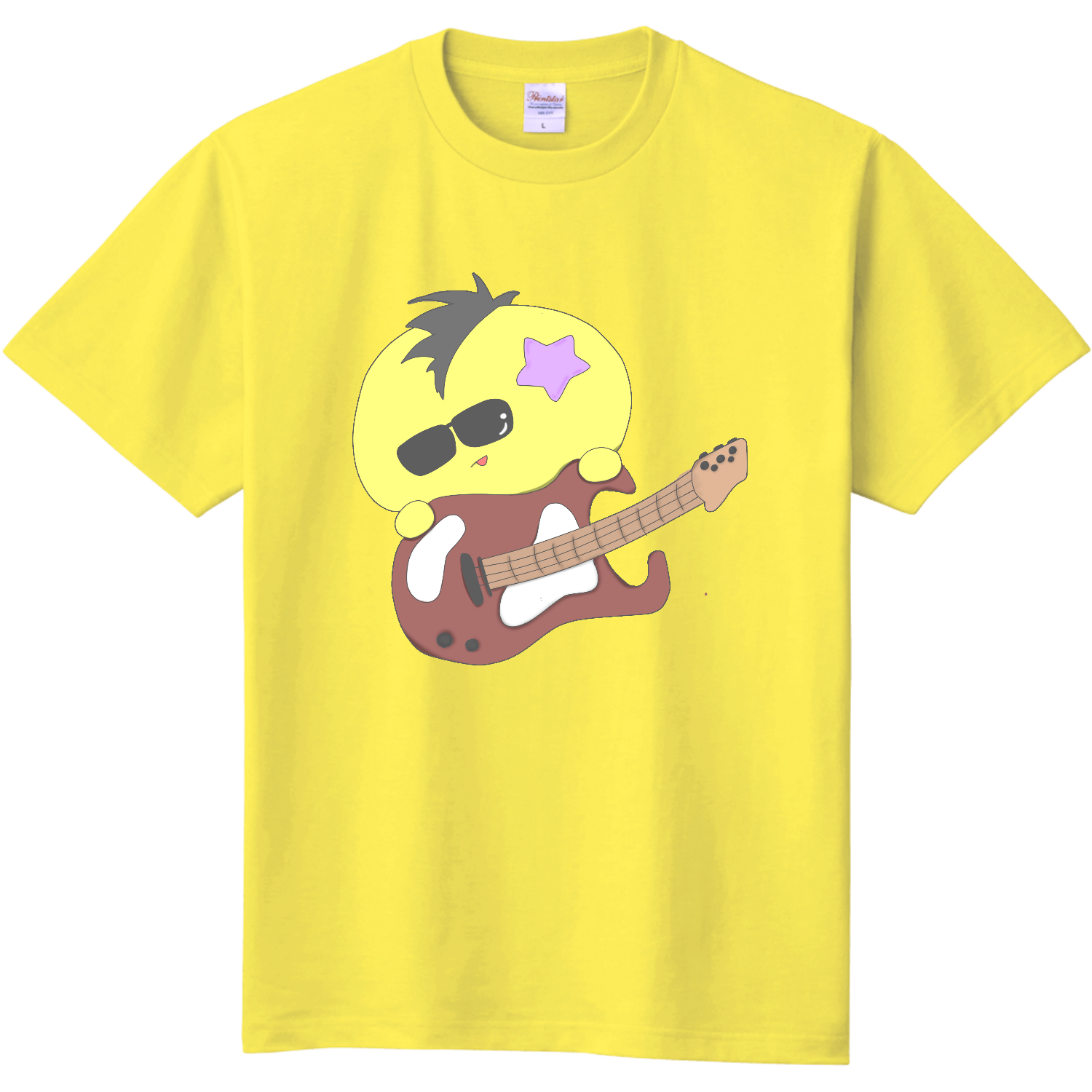  【オリラボ限定】黄色い妖精Tシャツ　ロックギターver.