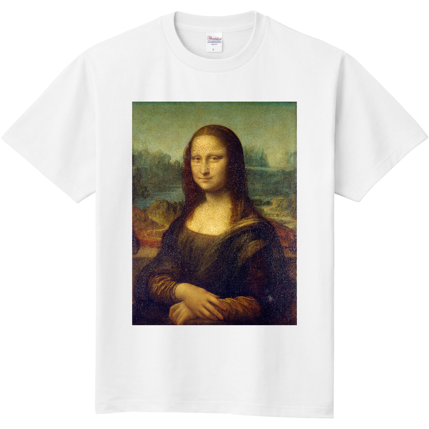 名画Tシャツ ダ・ヴィンチ「モナ・リザ」定番Tシャツの商品購入ページ 