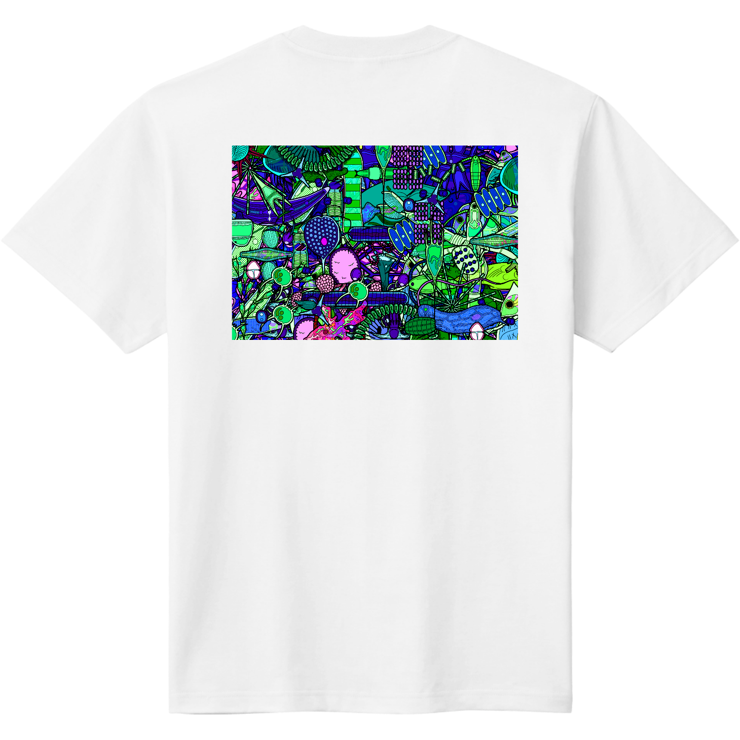  Microorganisms 青　バックプリント