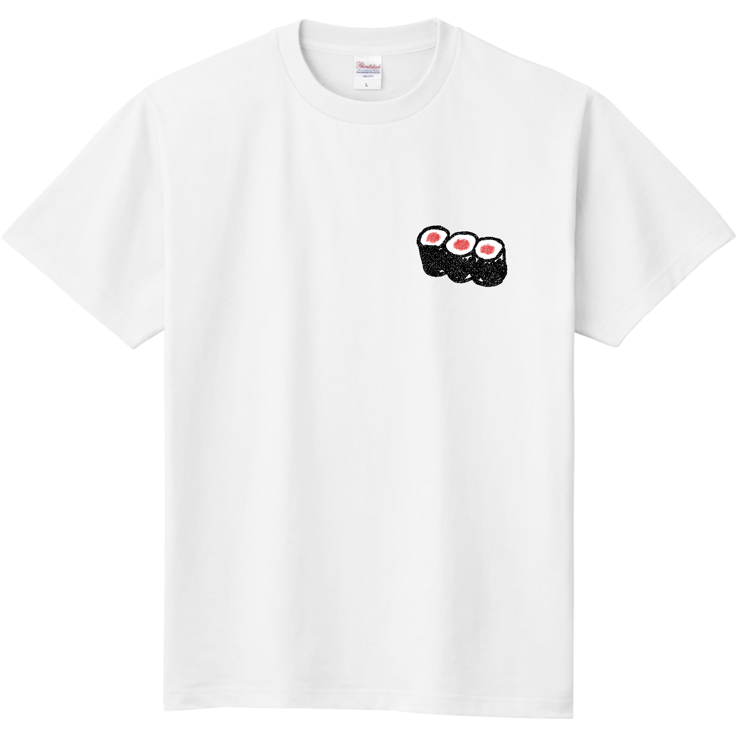 細巻き(鉄火・おしんこ) Tシャツ｜Koba - オリラボマーケット