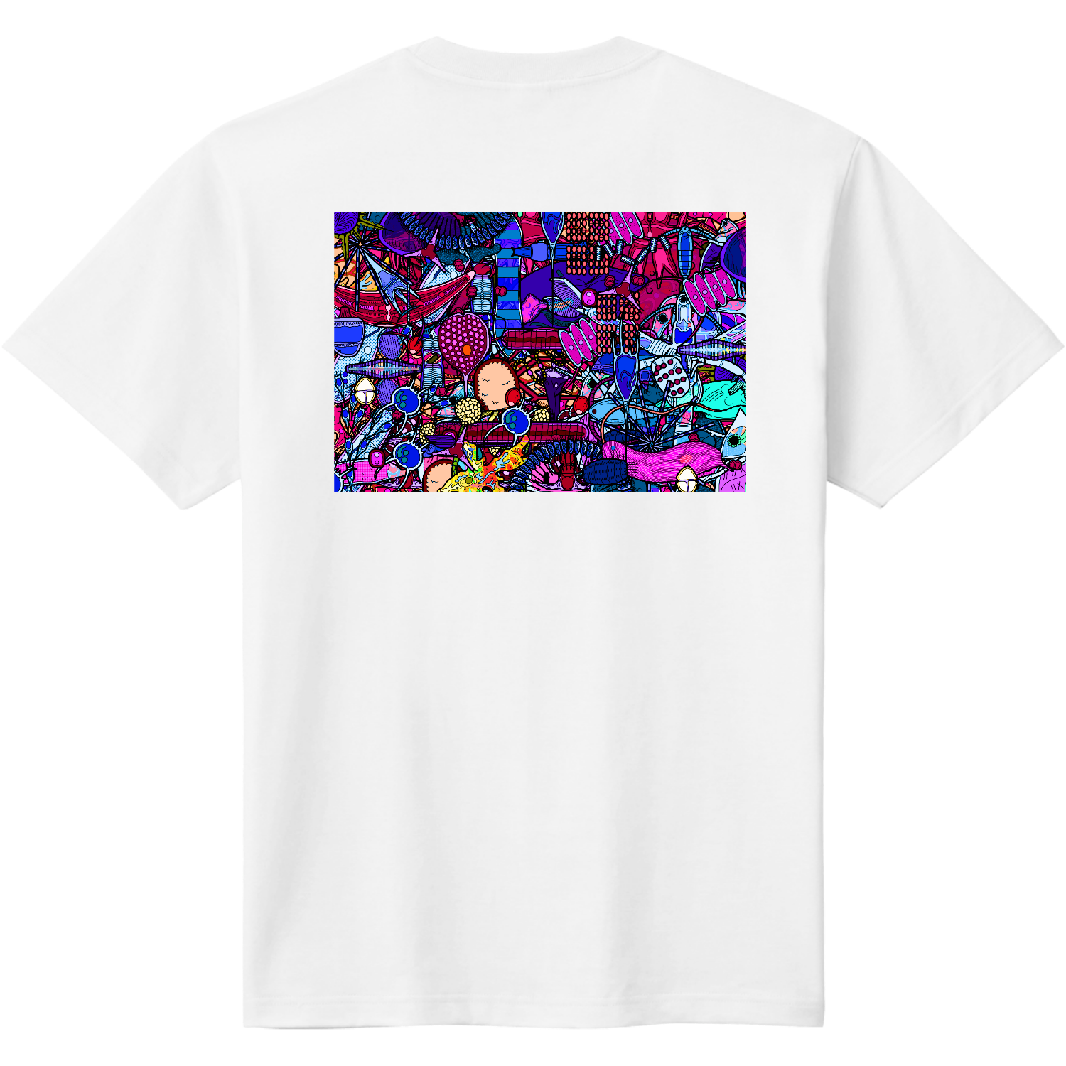  Microorganisms 赤　バックプリント