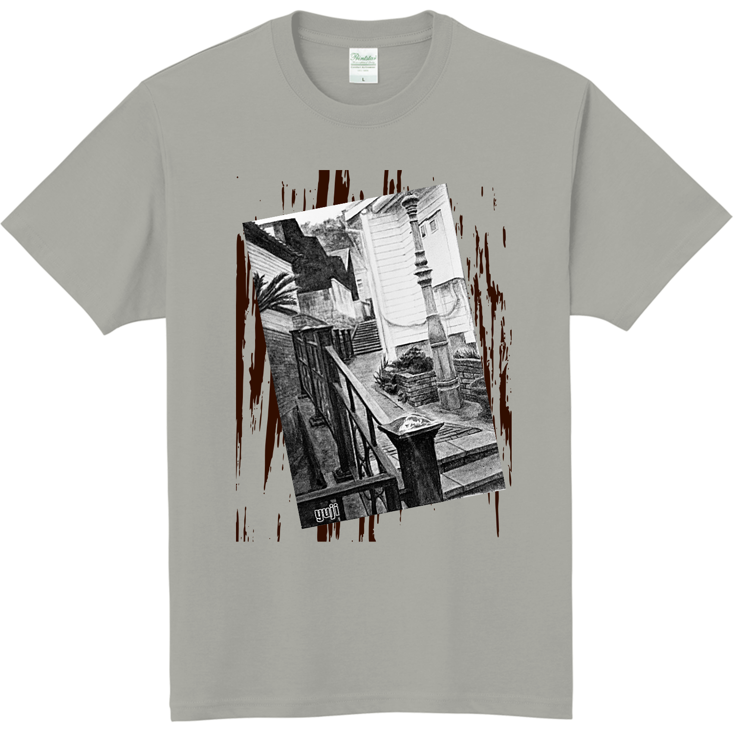 風景デザインTシャツ軽量Tシャツの商品購入ページ｜クリエイターの 