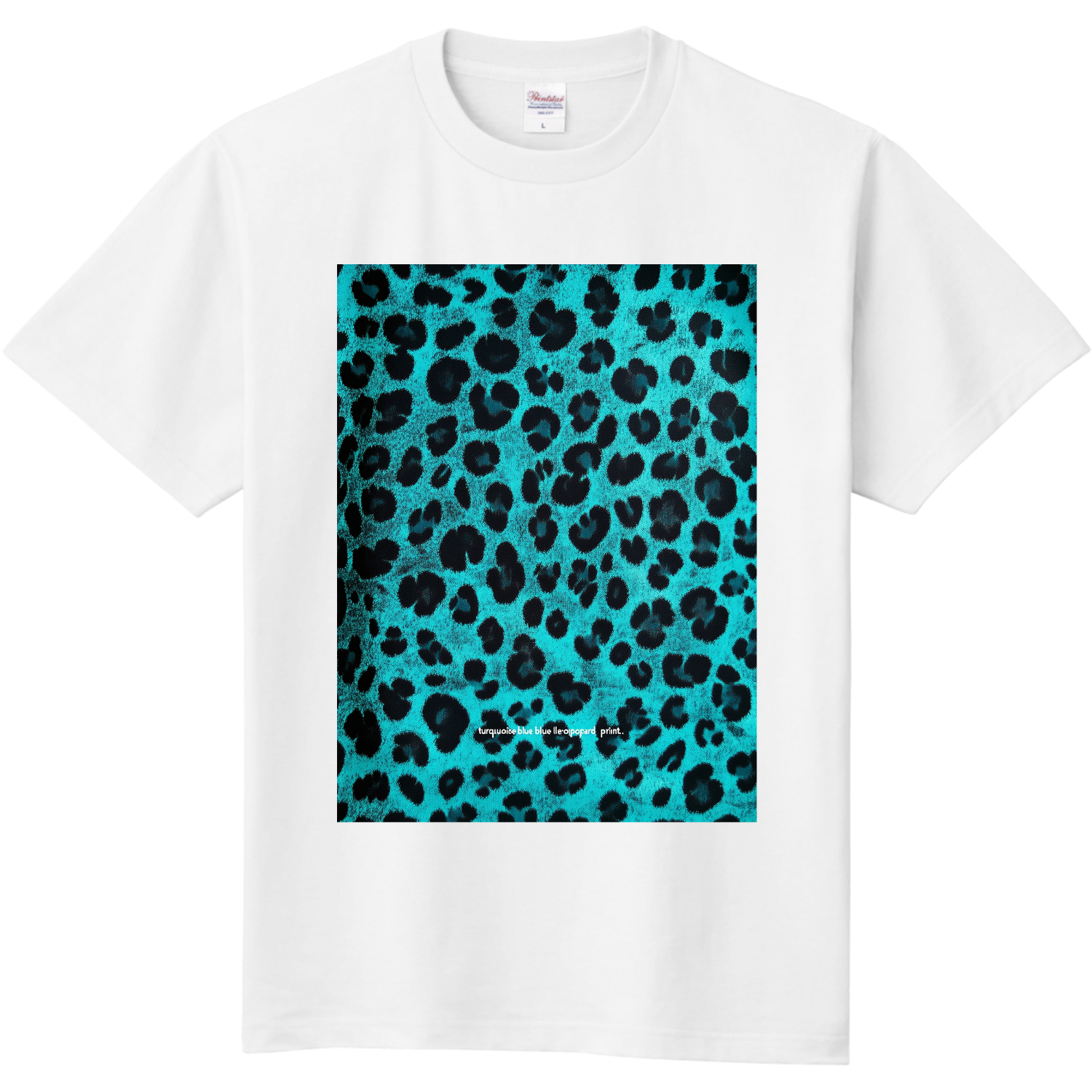 レオパード ターコイズ Tシャツ｜ymk - オリラボマーケット