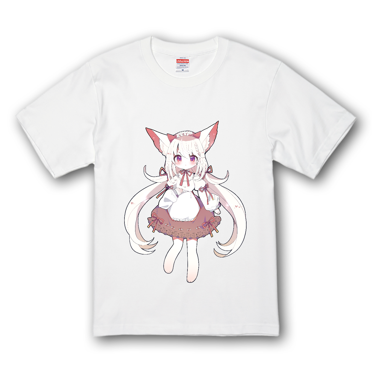 しろけもっこちゃんグッズ（アイテム変更可能） Tシャツ｜白沙飴しろ