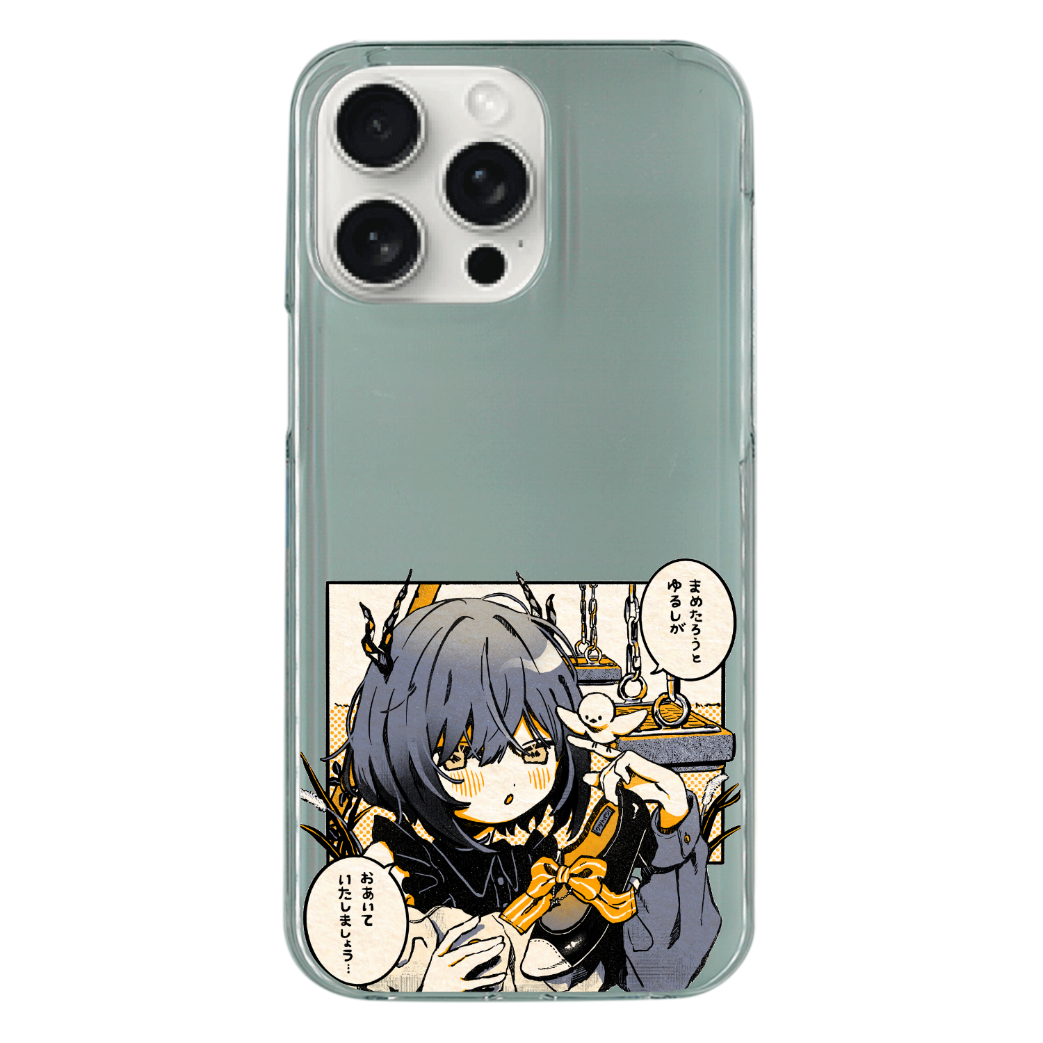 オリラボ限定】スマホケースiPhone15 Pro Max (透明) (ハードケース)の 