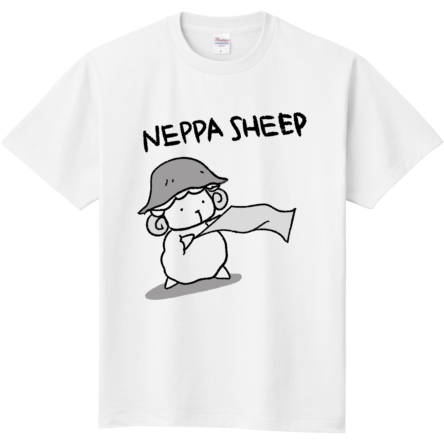 ひつじ：NEPPA SHEEP（熱波シープ）【各色あり】 Tシャツ｜めんだこと