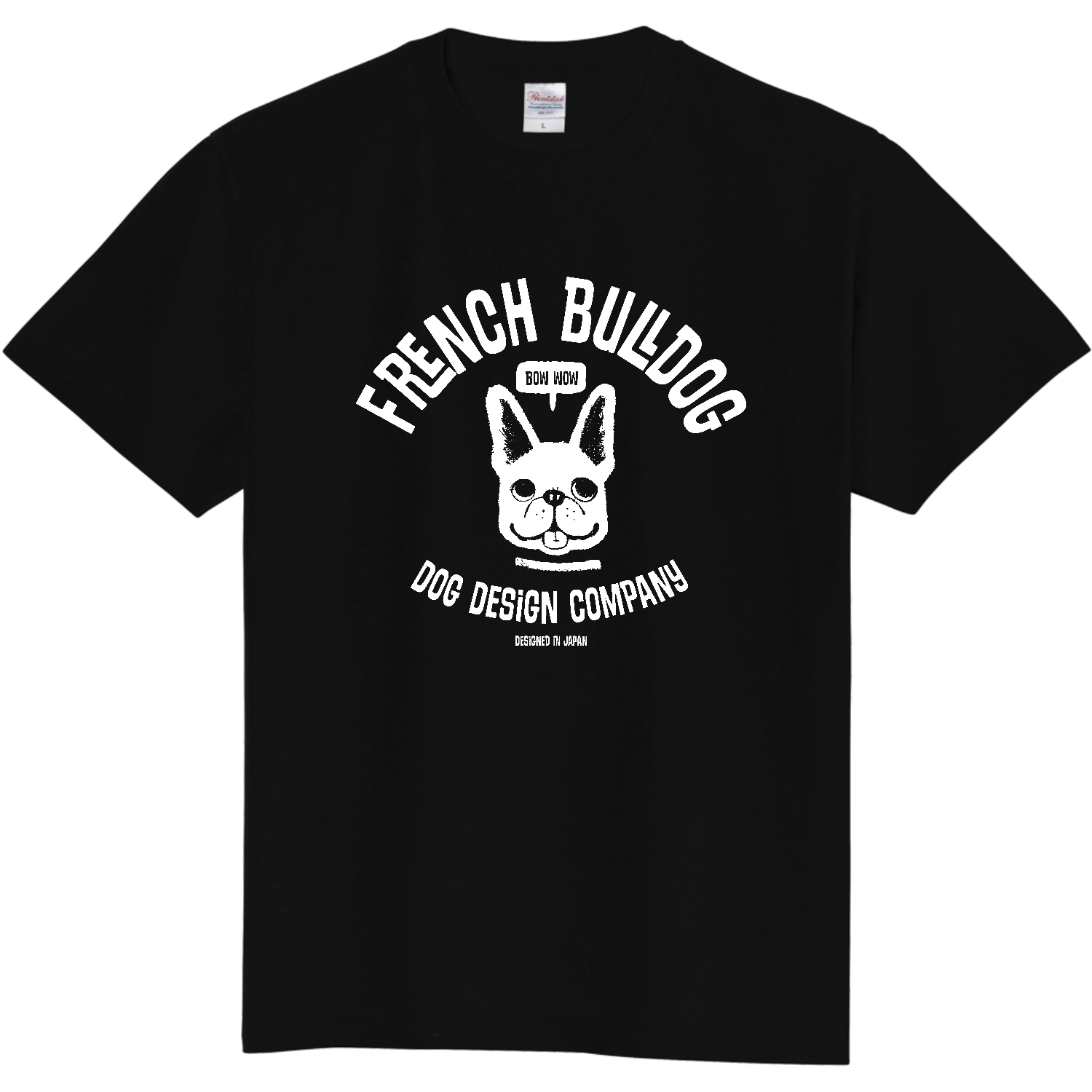 ホワイトフレンチブルドッグキッズTシャツの商品購入ページ