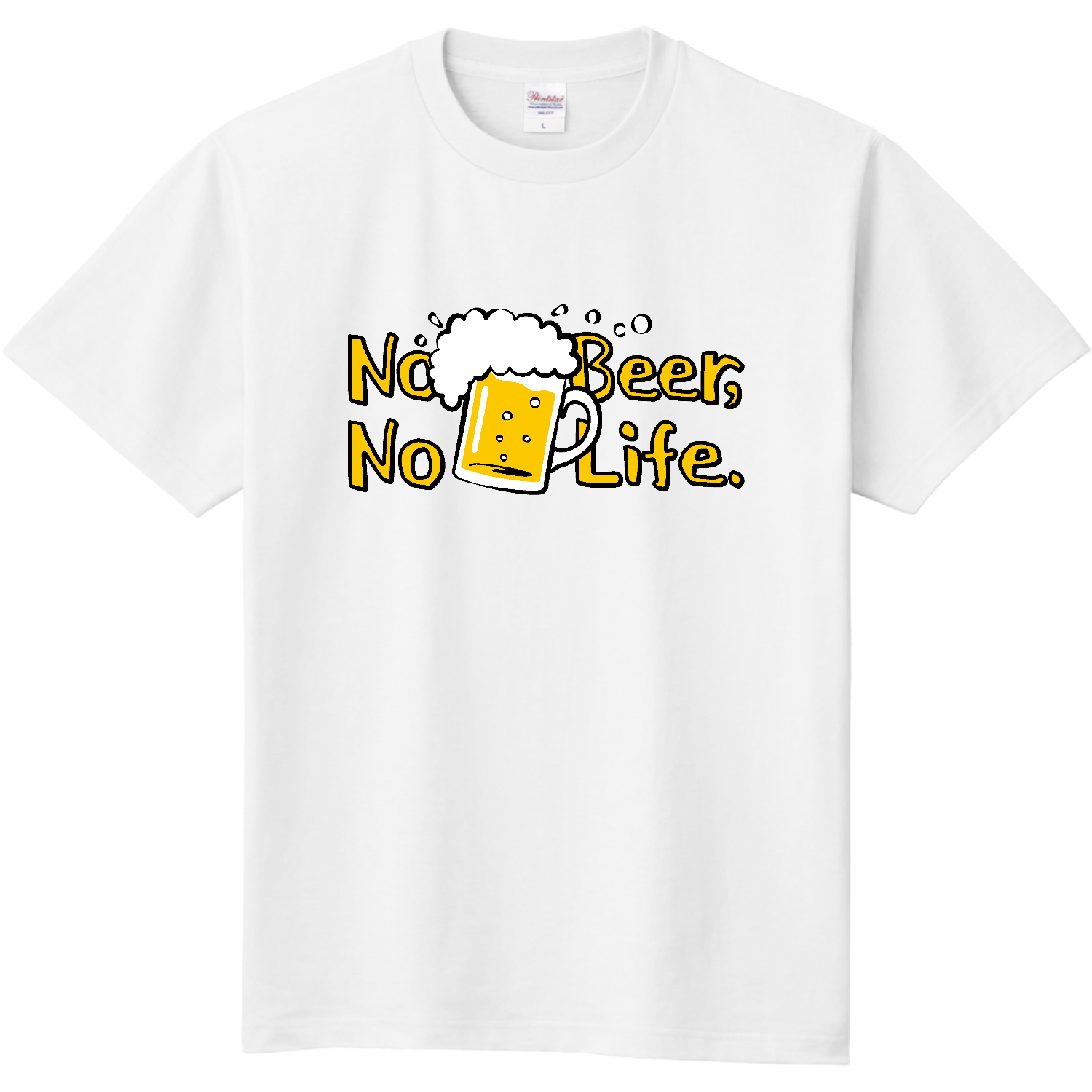 ビールのない人生なんて定番Tシャツの商品購入ページ｜クリエイターの
