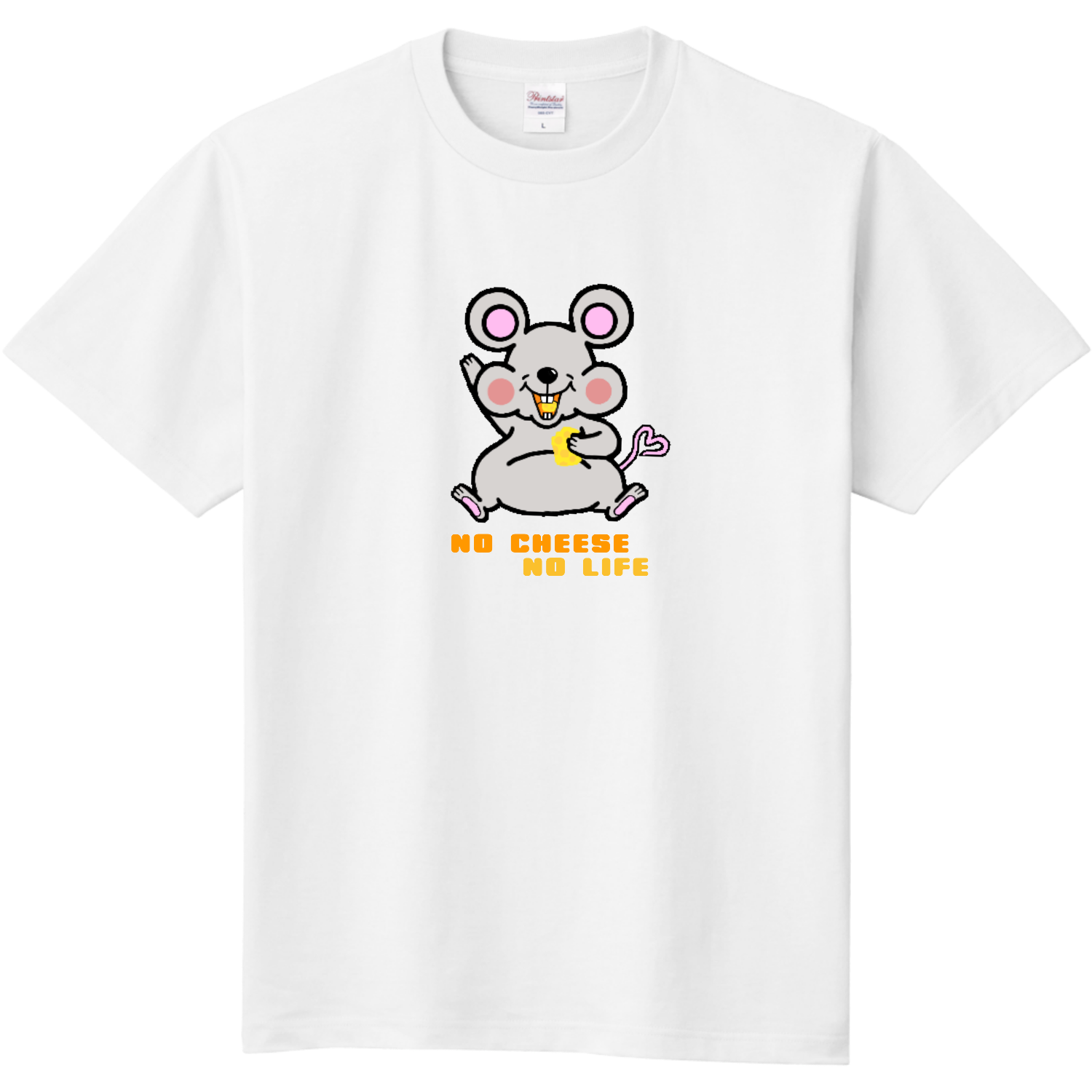 NO CHEESE NO LIFE Tシャツ定番Tシャツの商品購入ページ