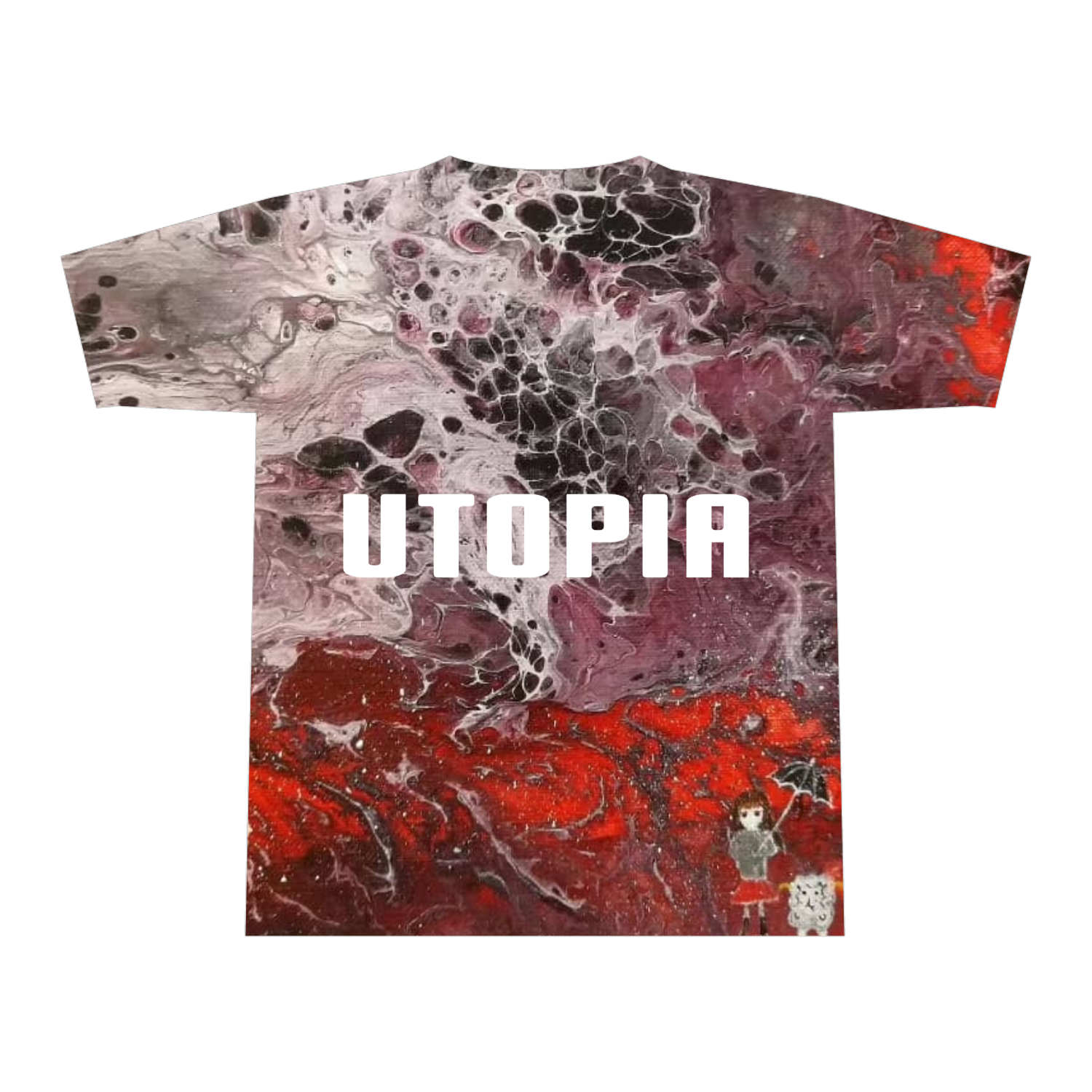 夕立の悪魔フルグラTシャツ 全面プリント｜茉莉・茉莉花 - オリラボ