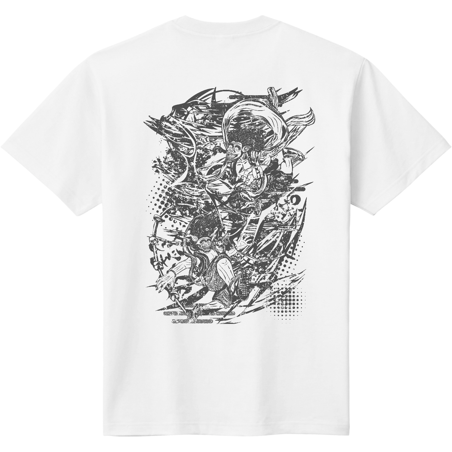 額あり 浮世絵シリーズ 踊る雷神風神定番Tシャツの商品購入ページ