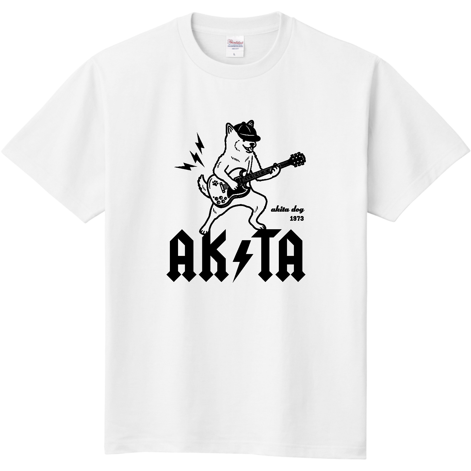 AKITA 秋田犬 BK Tシャツ｜qroovy - オリラボマーケット