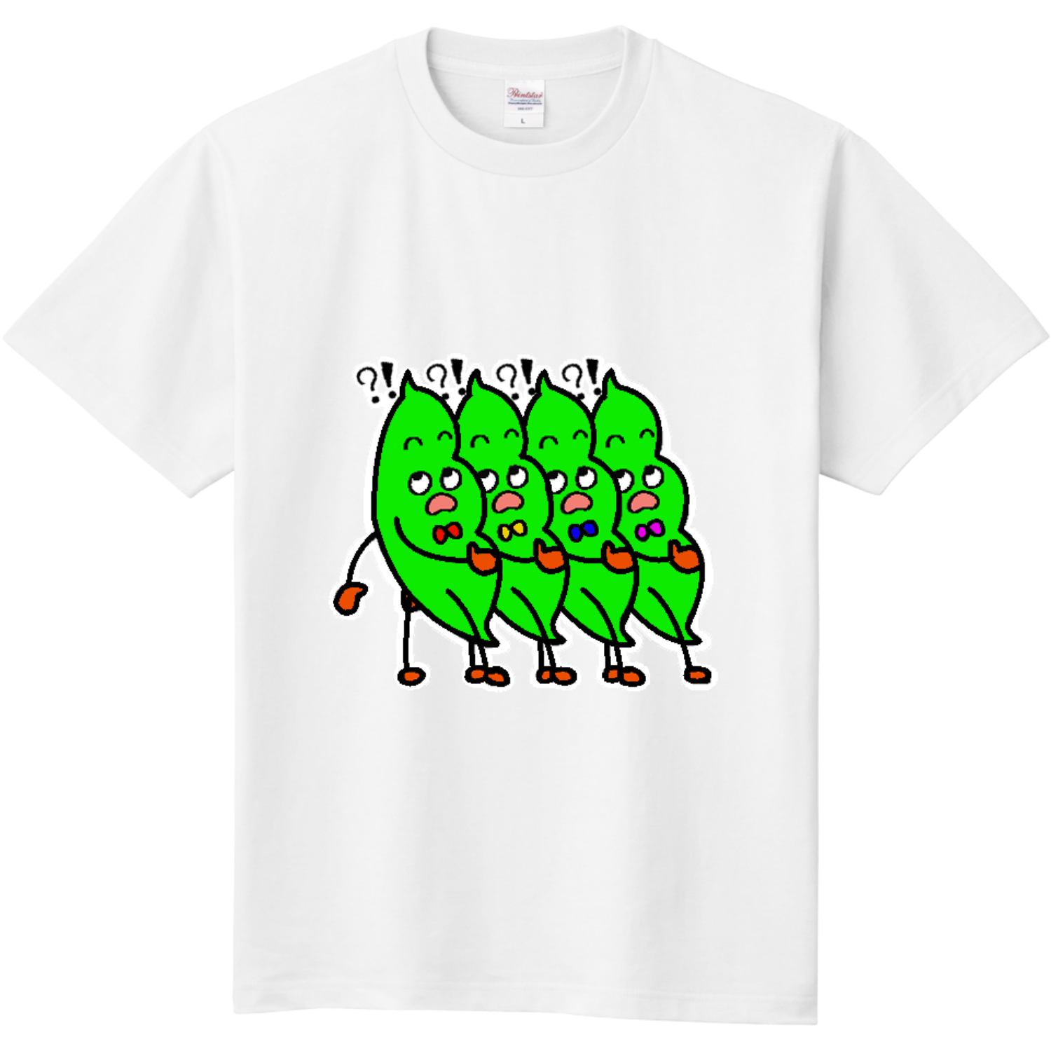 枝豆のTシャツ Tシャツ｜まるごとイチゴ - オリラボマーケット