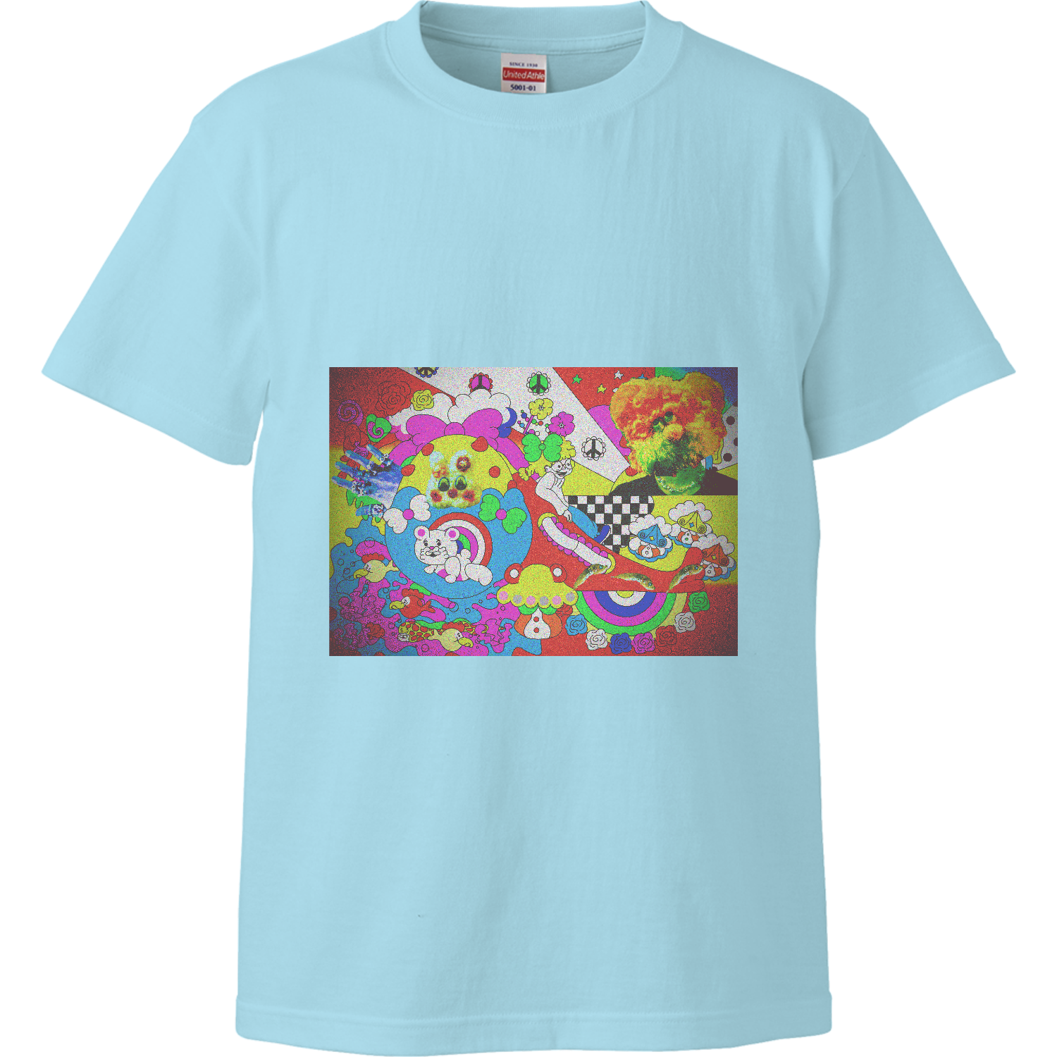 オリジナルイラストプリントグッズハイクオリティーTシャツの商品購入 