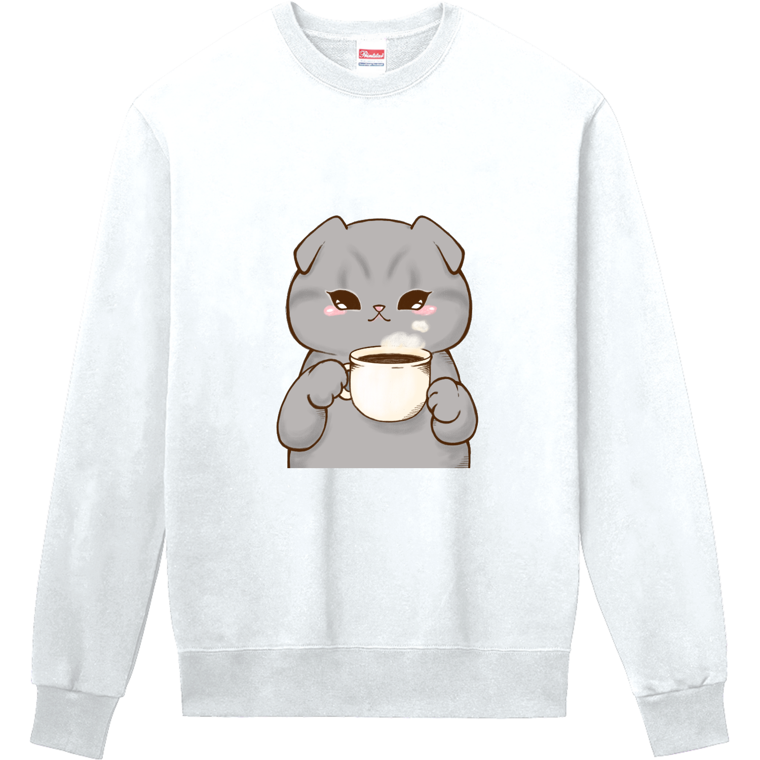 国内で当店のみ Kikillo スウェット 猫 猫とコーヒー定番スウェットの商品購入ページ｜クリエイターの