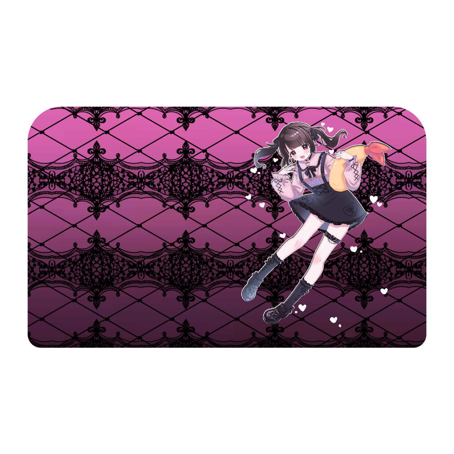 地雷系おいとまちゃんポーチスクエアレザーポーチの商品購入