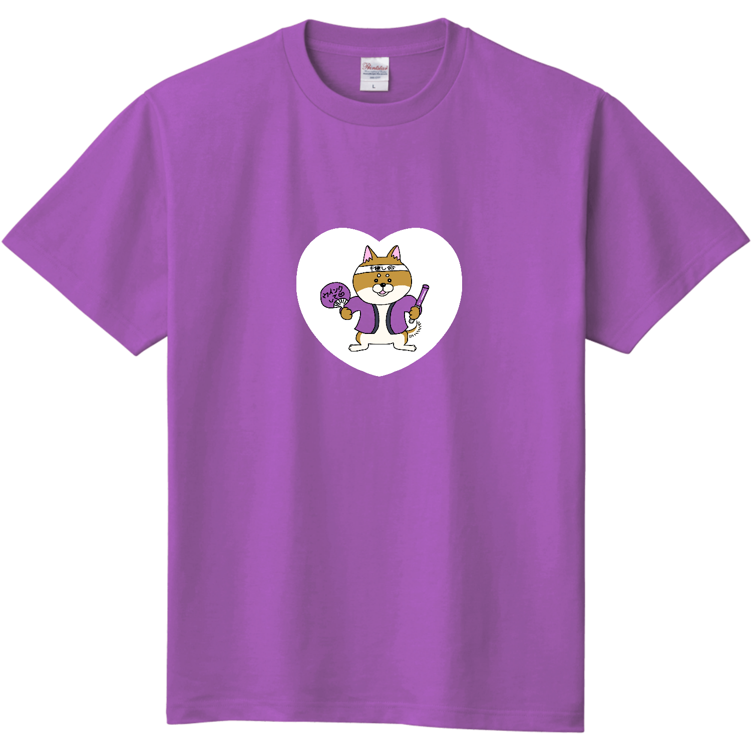 紫ノ色　推しTシャツ 推しの担当カラーに染まるシヴァ Tシャツ｜ゆず風味 - オリラボマーケット