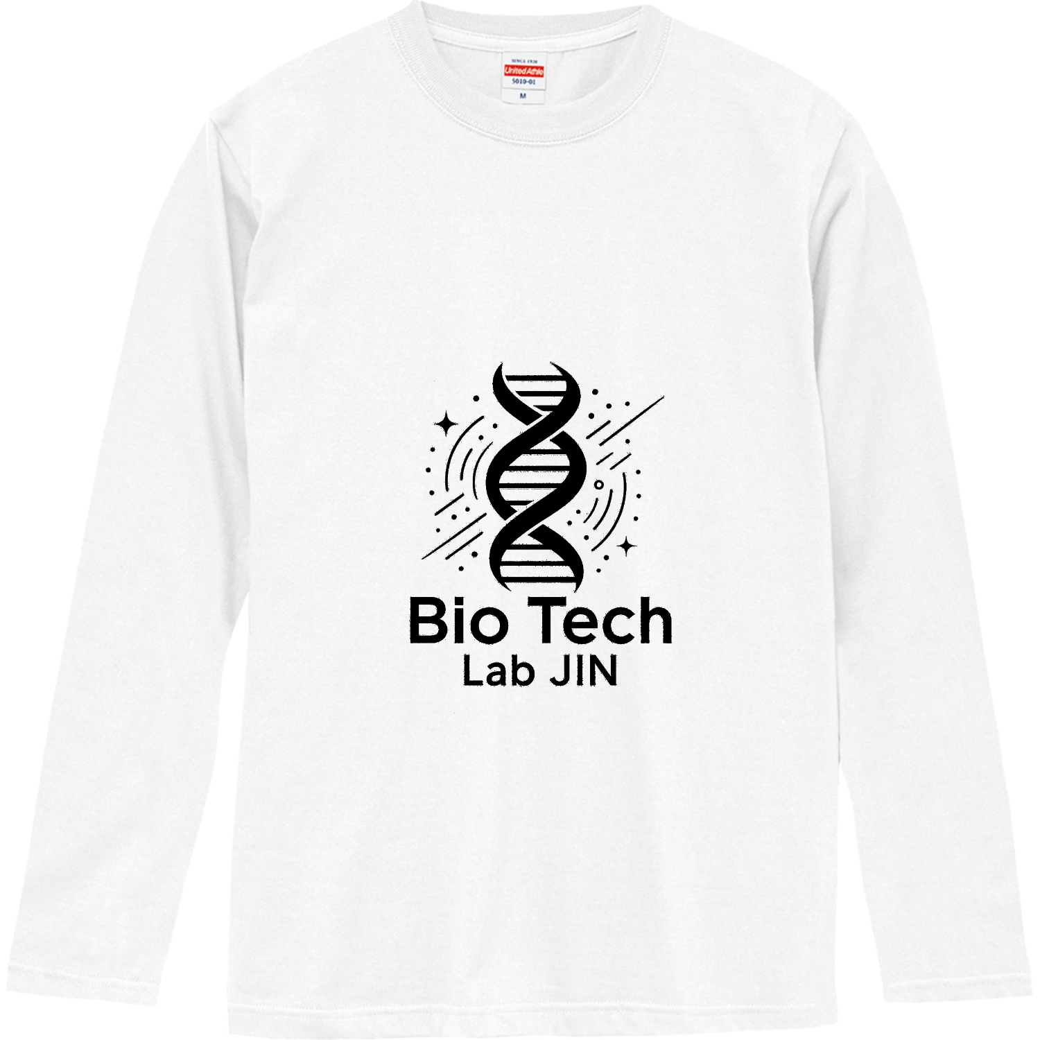 Bio Tech Lab JIN DNAロゴTシャツロングスリーブTシャツの商品購入 