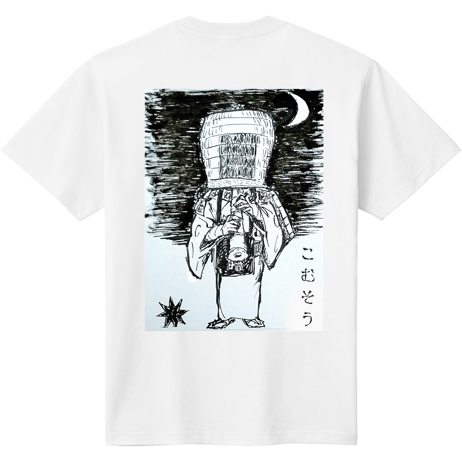 時代劇でおなじみ！忍者の仮の姿、虚無僧。定番Tシャツの商品購入