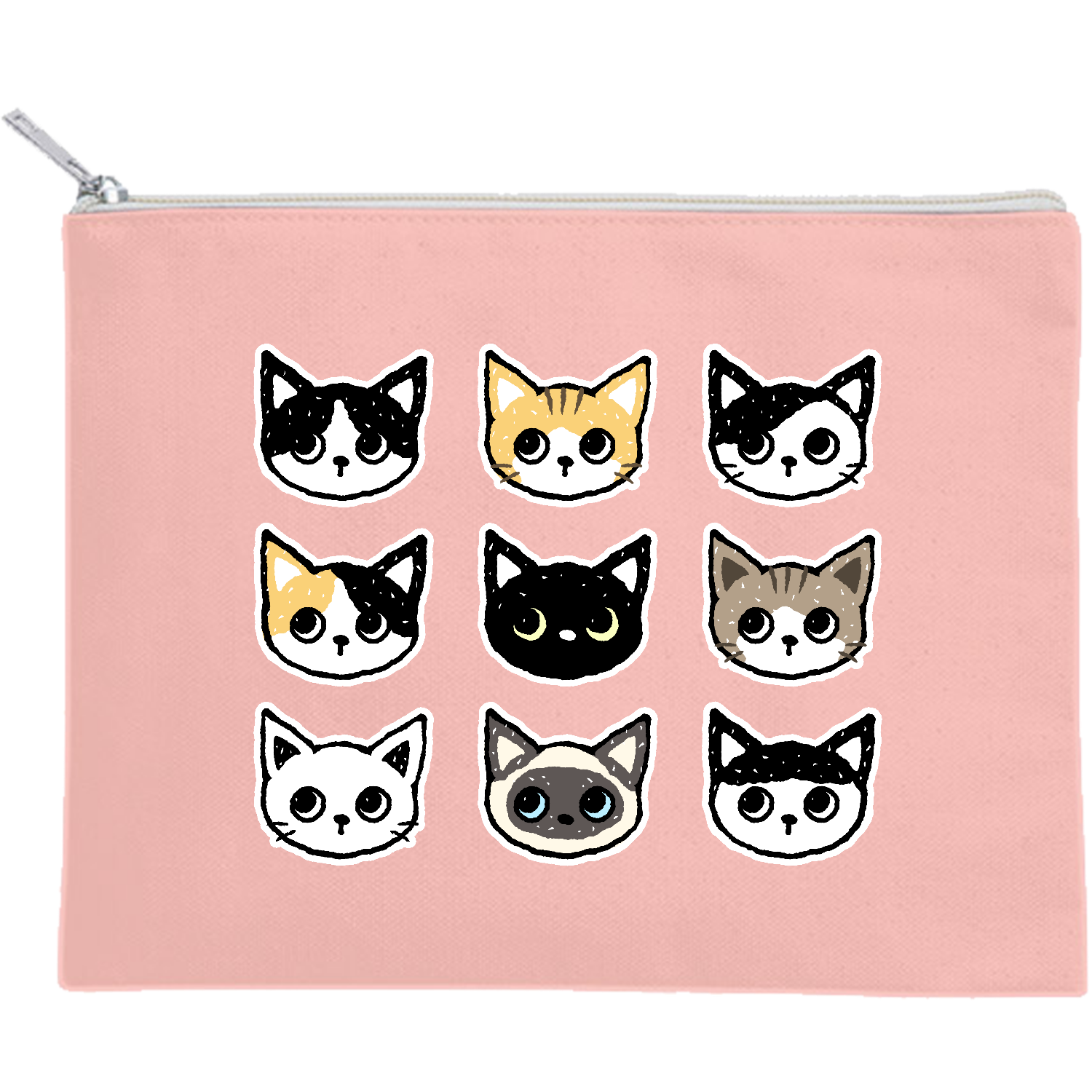 THE NEKO FACE 猫ちゃんの顔 ポーチ｜Qroovy - オリラボマーケット