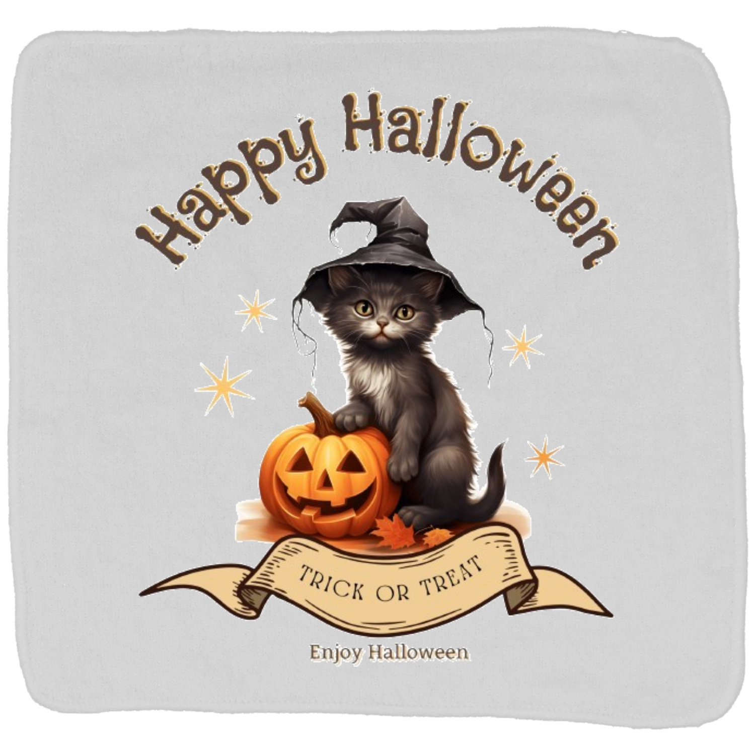 ハロウィン☆黒猫 タオル｜mina_chanya - オリラボマーケット