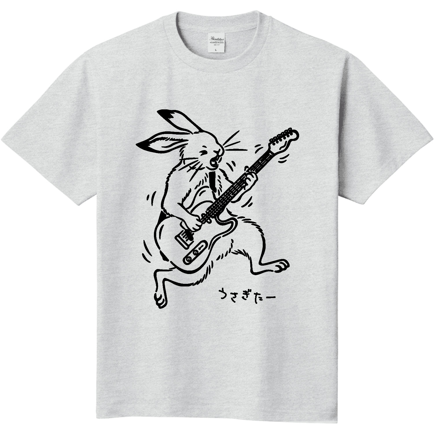 ロックなウサギターくん Tシャツ｜Qroovy（クルービー） - オリラボ