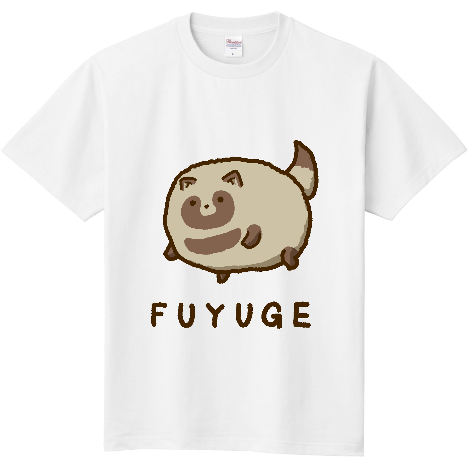 冬毛のたぬき Tシャツ｜殻岸 - オリラボマーケット
