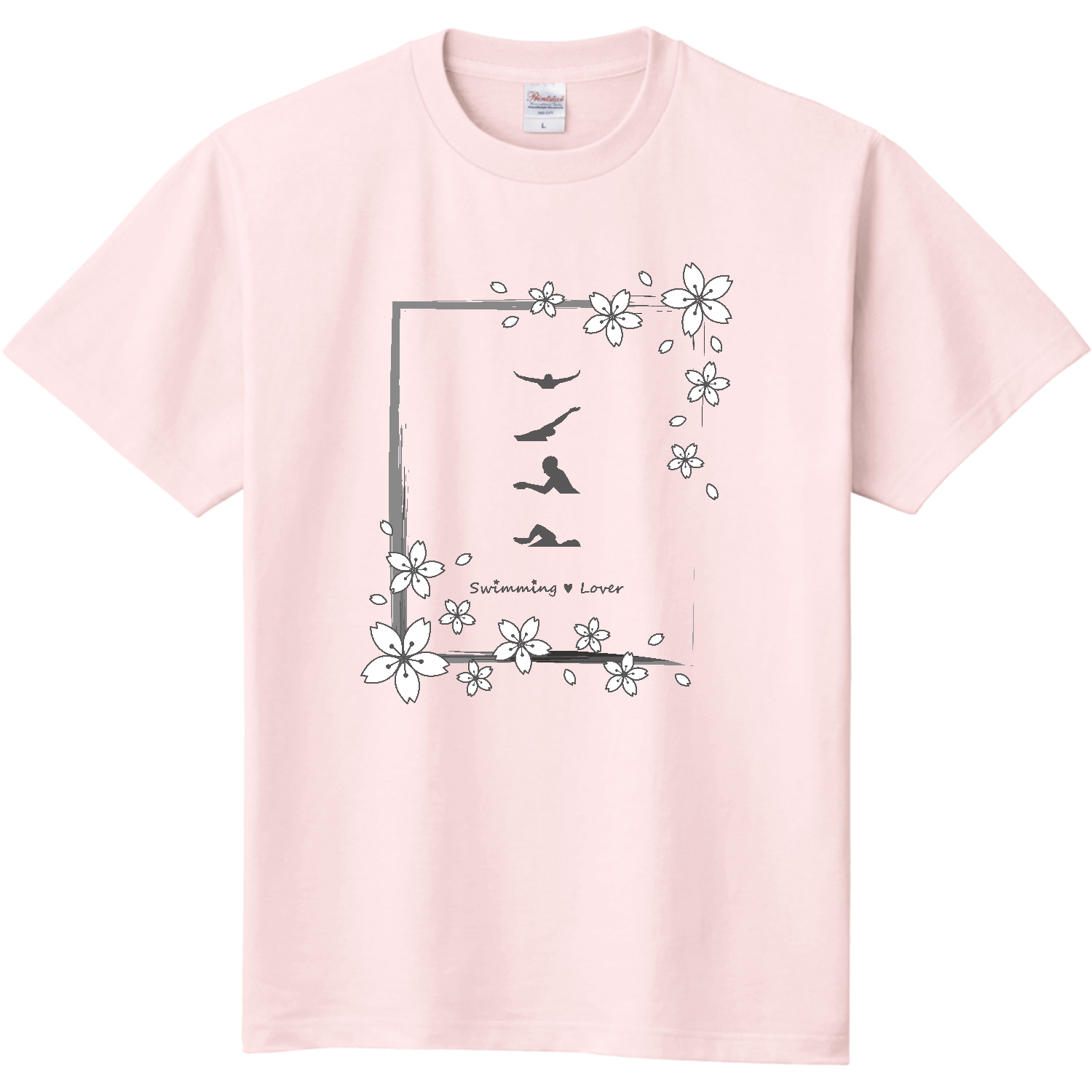 桜□2024（白）4泳法定番Tシャツの商品購入ページ｜クリエイターの