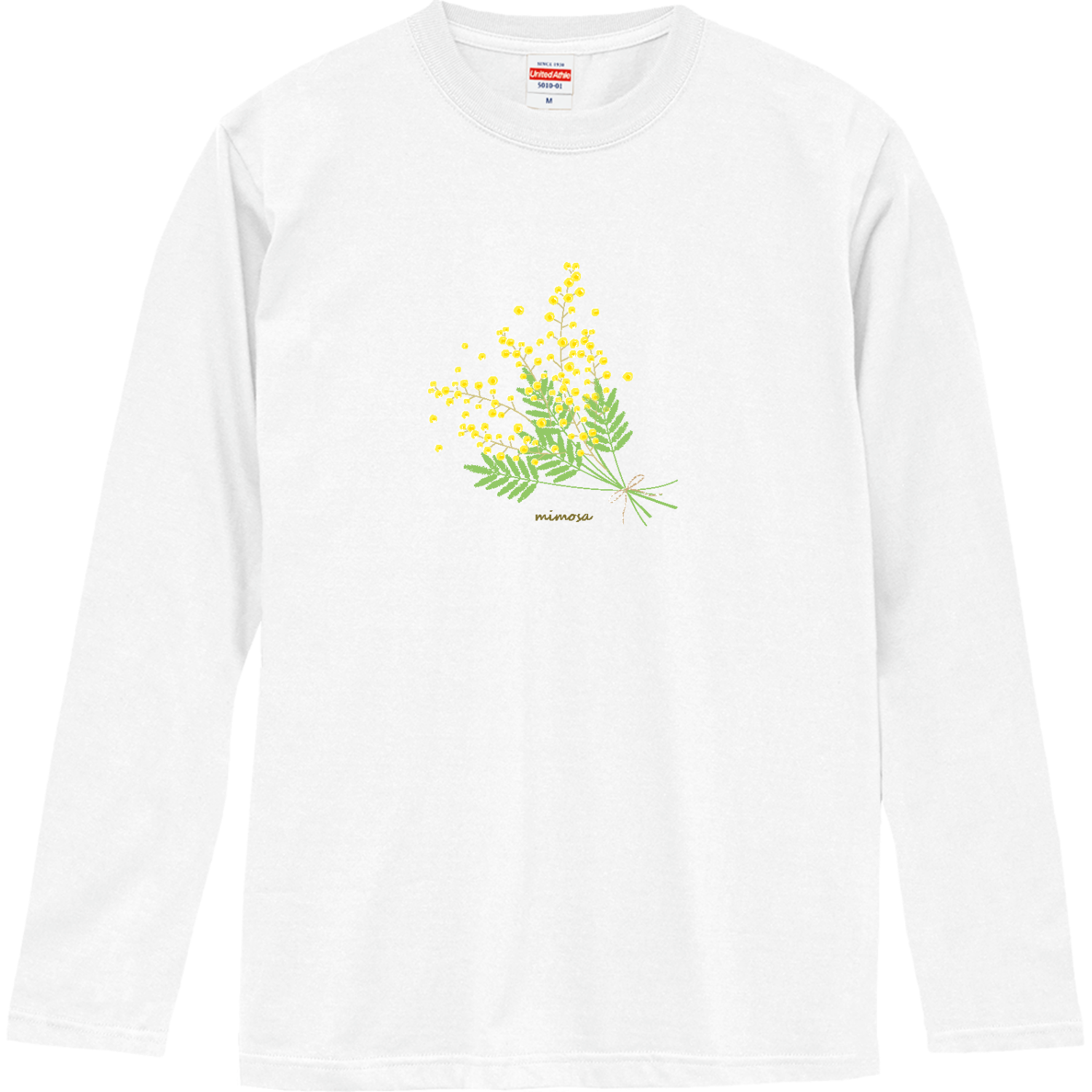 ミモザ 長袖Tシャツ｜beni_beni - オリラボマーケット