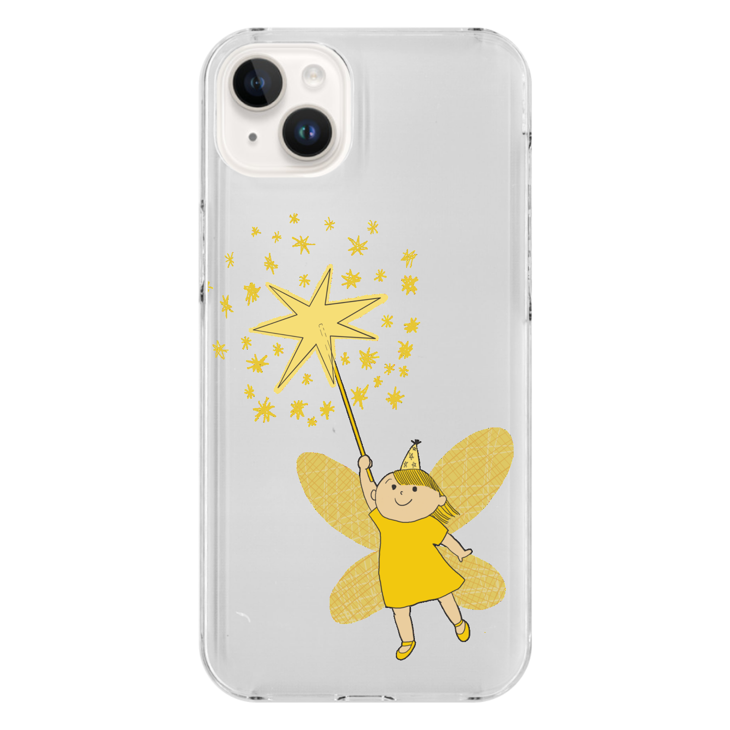 天使ちゃん iPhoneクリアケース｜きなこもち - オリラボマーケット