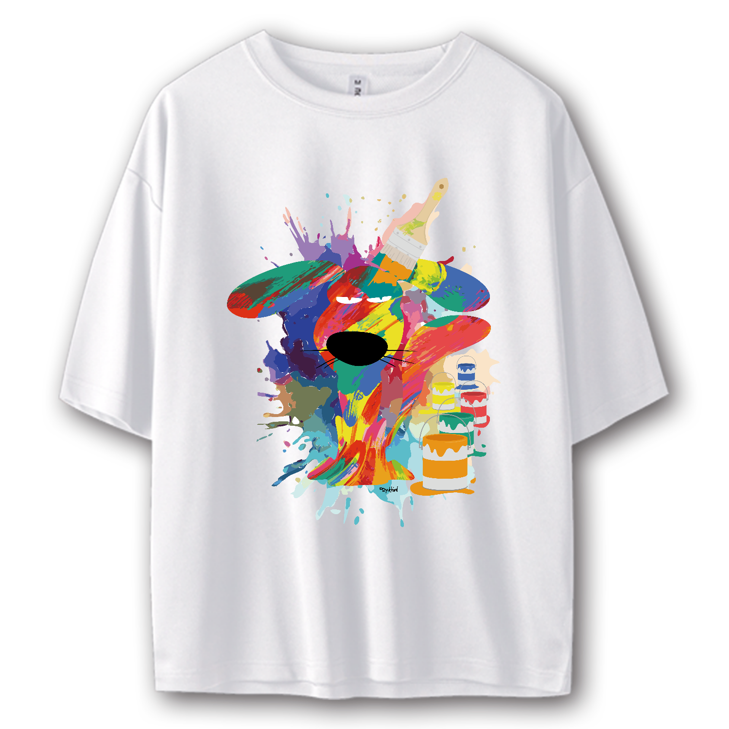 ペンキ掛け流し Tシャツ｜Ryuthird - オリラボマーケット
