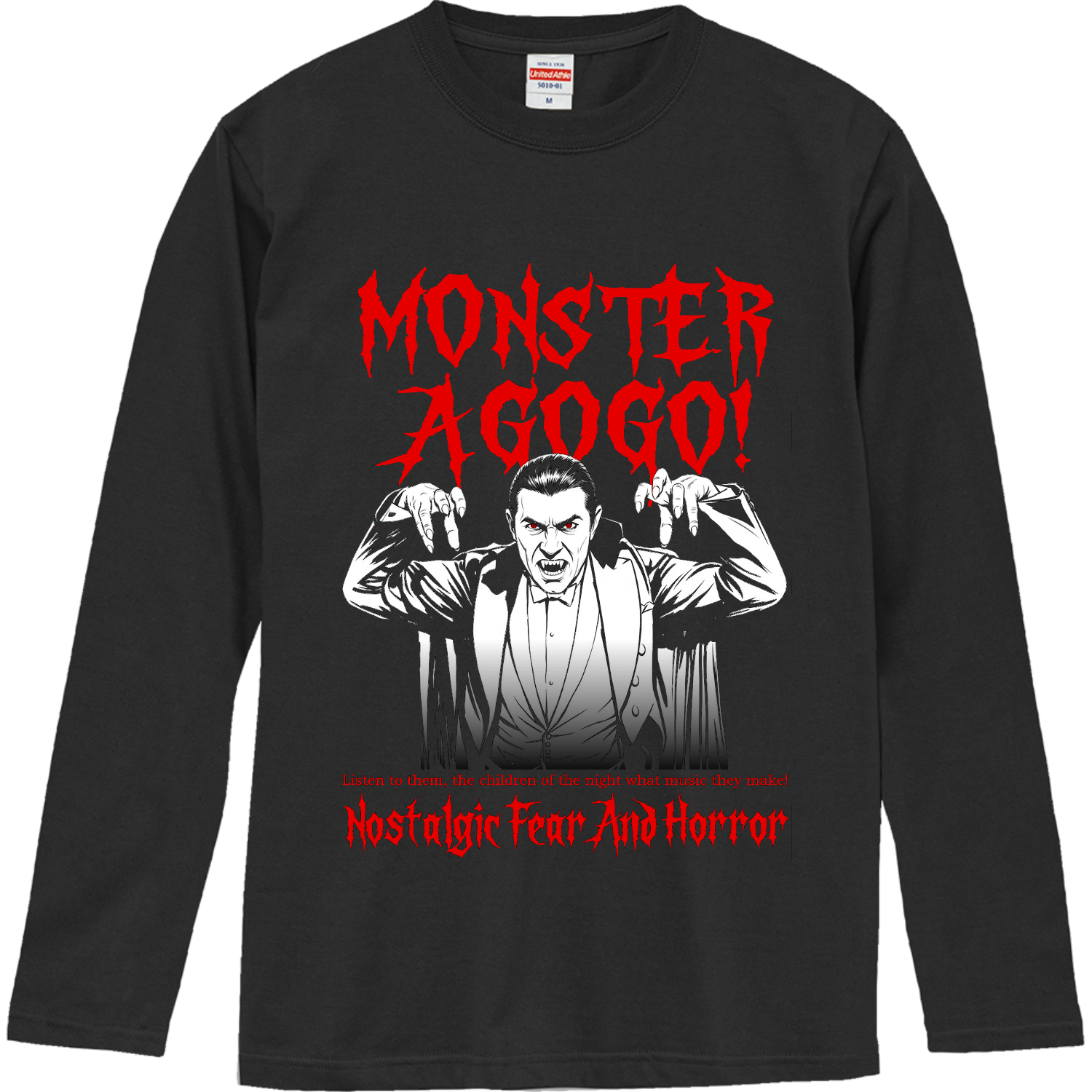 Count 長袖Tシャツ｜MONSTER A GO GO！ from SPARK REVOLT - オリラボ