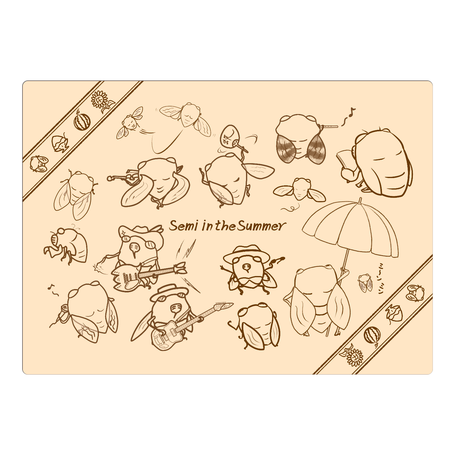 蝉オールスターパズル パネル｜AtelierCharoi - オリラボマーケット