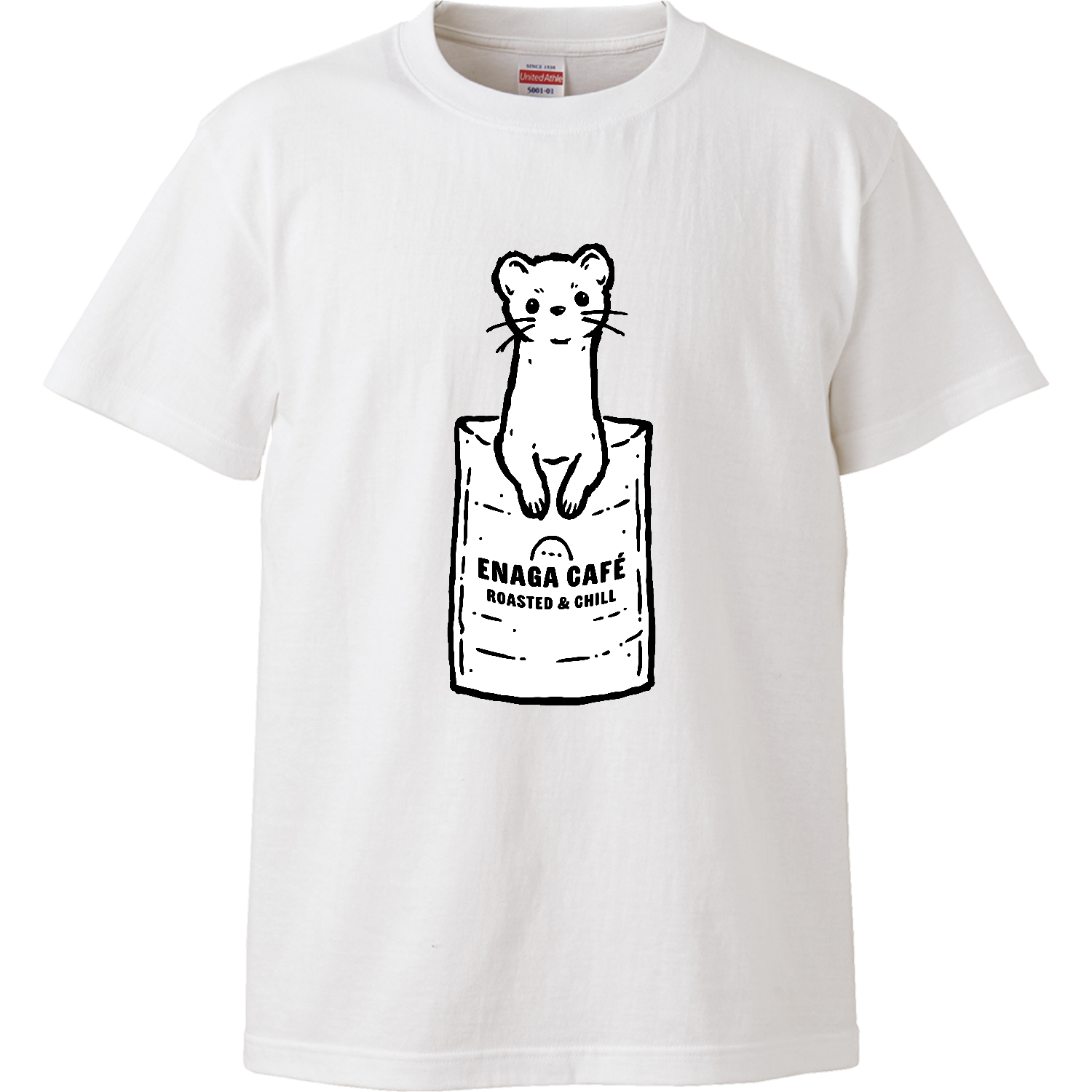 オコジョくん type04 Tシャツ｜qroovy - オリラボマーケット